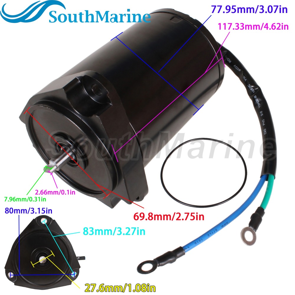 Boat Engine 0986280 03853945 0778026 18-6779 Tilt Trim Motor for Evinrude Johnson OMC 3.0L-8.2L, 986280 3853945 for Volvo Penta