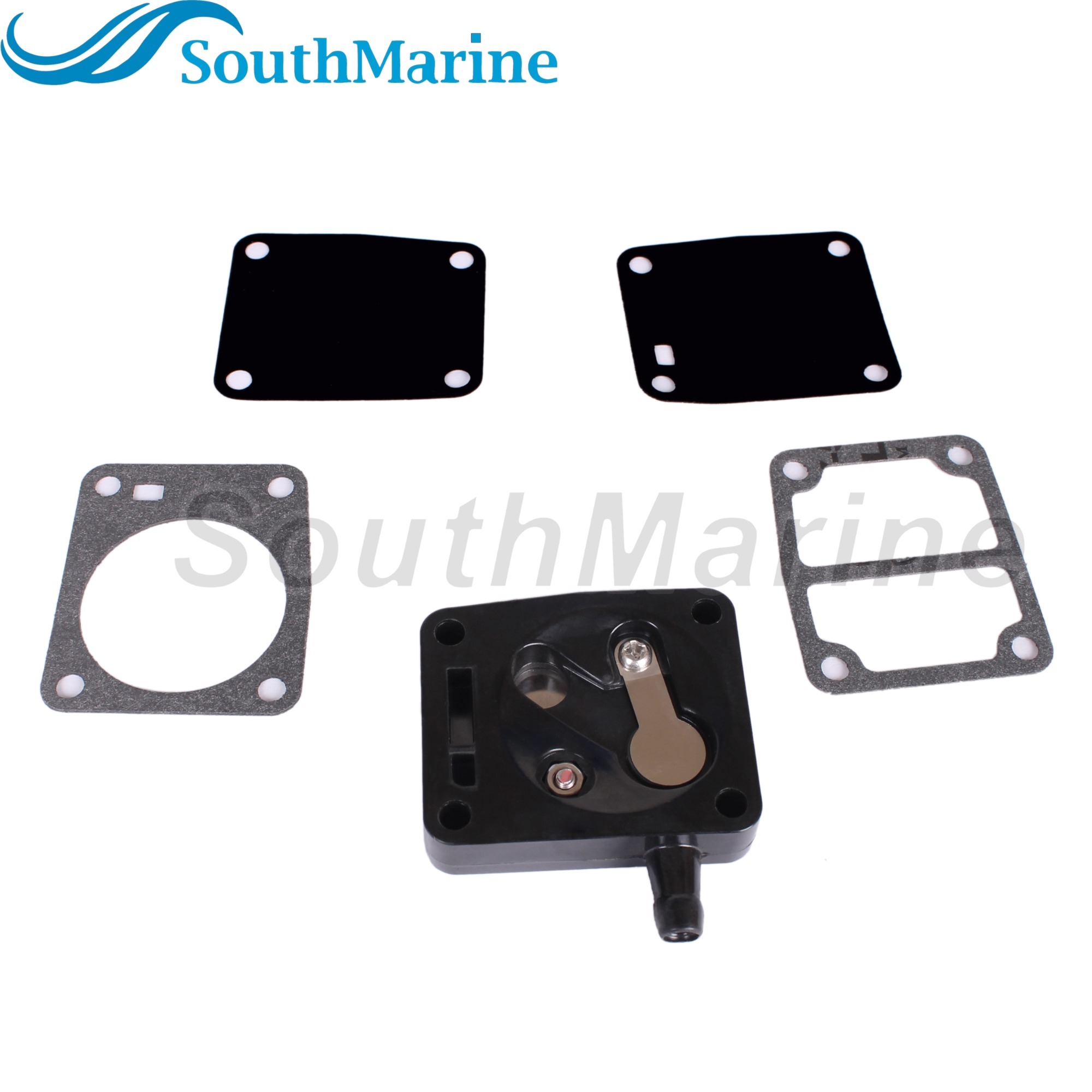 Boat Motor Fuel Pump Body 6G1-24412-01 6G1-24412-00 T15-04060304 for Yamaha Parsun Powertec Hidea 3HP 6HP 8HP 9.9HP 15HP (2 stroke) Outboard Engine