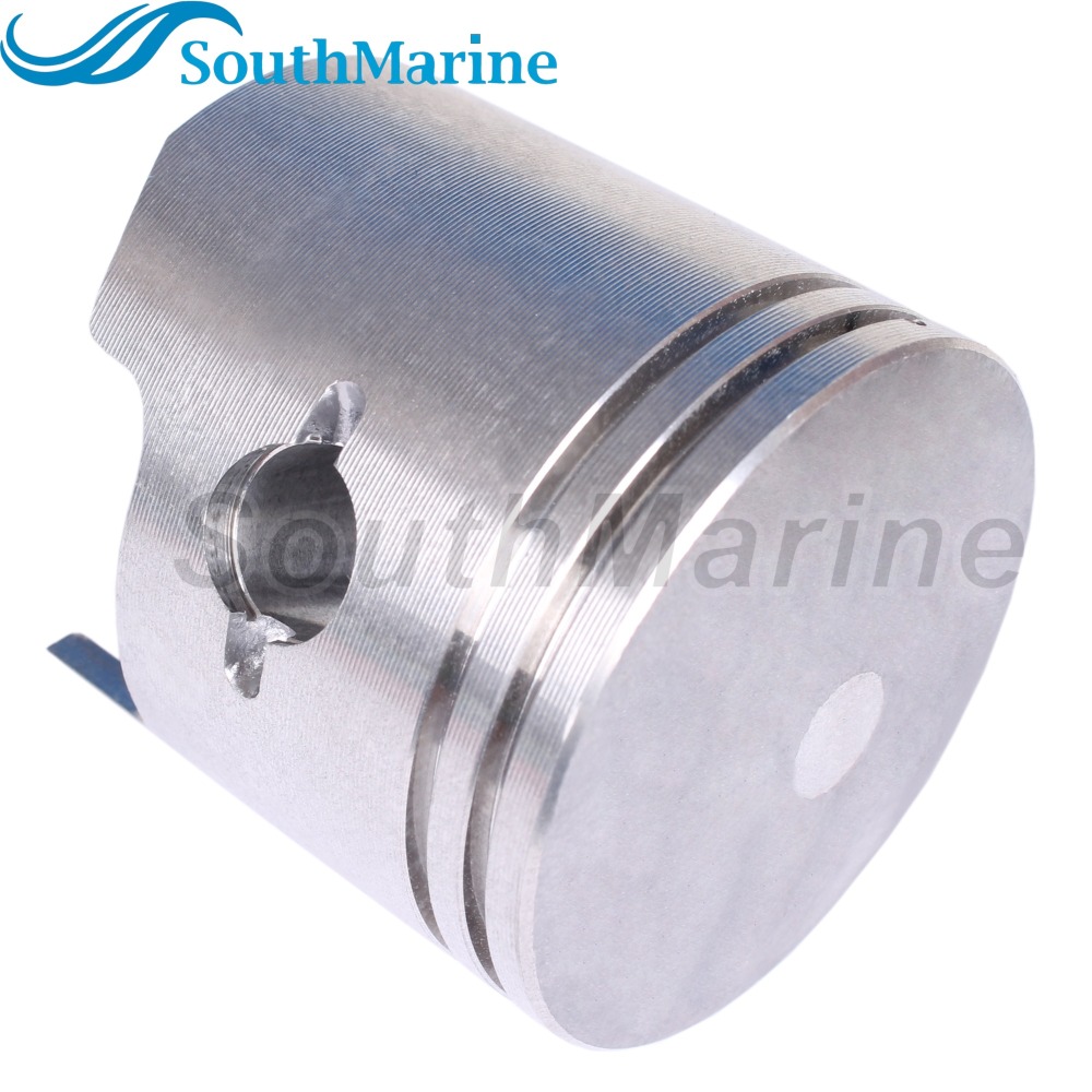 Boat Engine 12110-93130 12110-93111 12110-93140 STD Piston Set & 12140-93140 Ring (2mm) for Suzuki 9.9HP 15HP DT9.9 DT15, 59mm STD