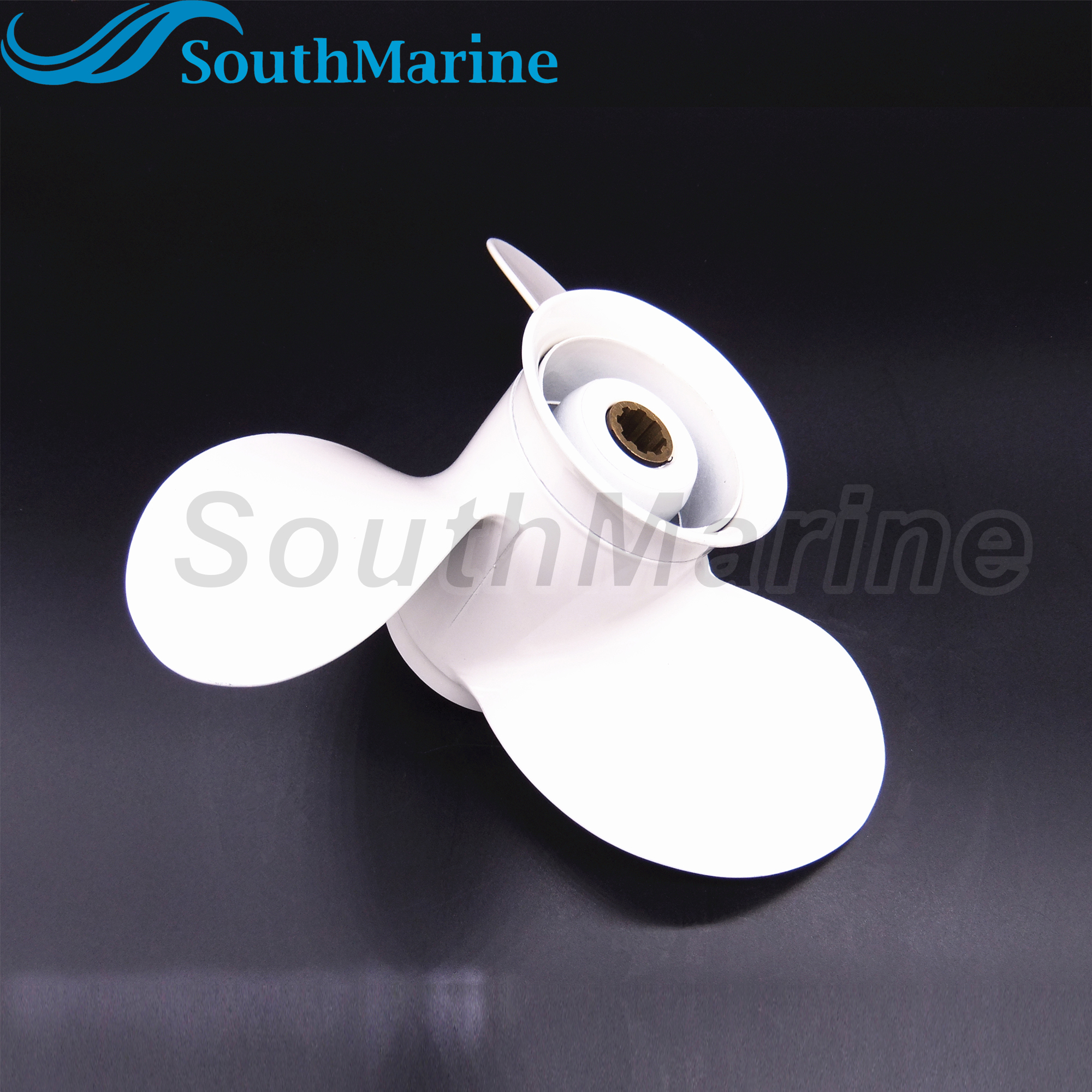 Outboard Motor 9.25x9 683-45945-00-EL Aluminum Alloy Propeller for Yamaha 9.9HP 15HP Boat Motor Prop, Size 9 1/4x9-J
