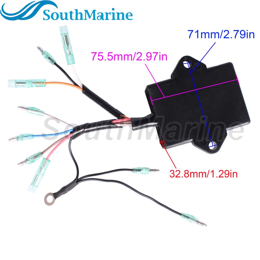 Outboard Engine 6G9-85540-20 21 22 6G9-85540-29 117-6921 CDI Unit C.D.I. for Yamaha 8HP 9.9 15HP, 825667 825667T for Mercury
