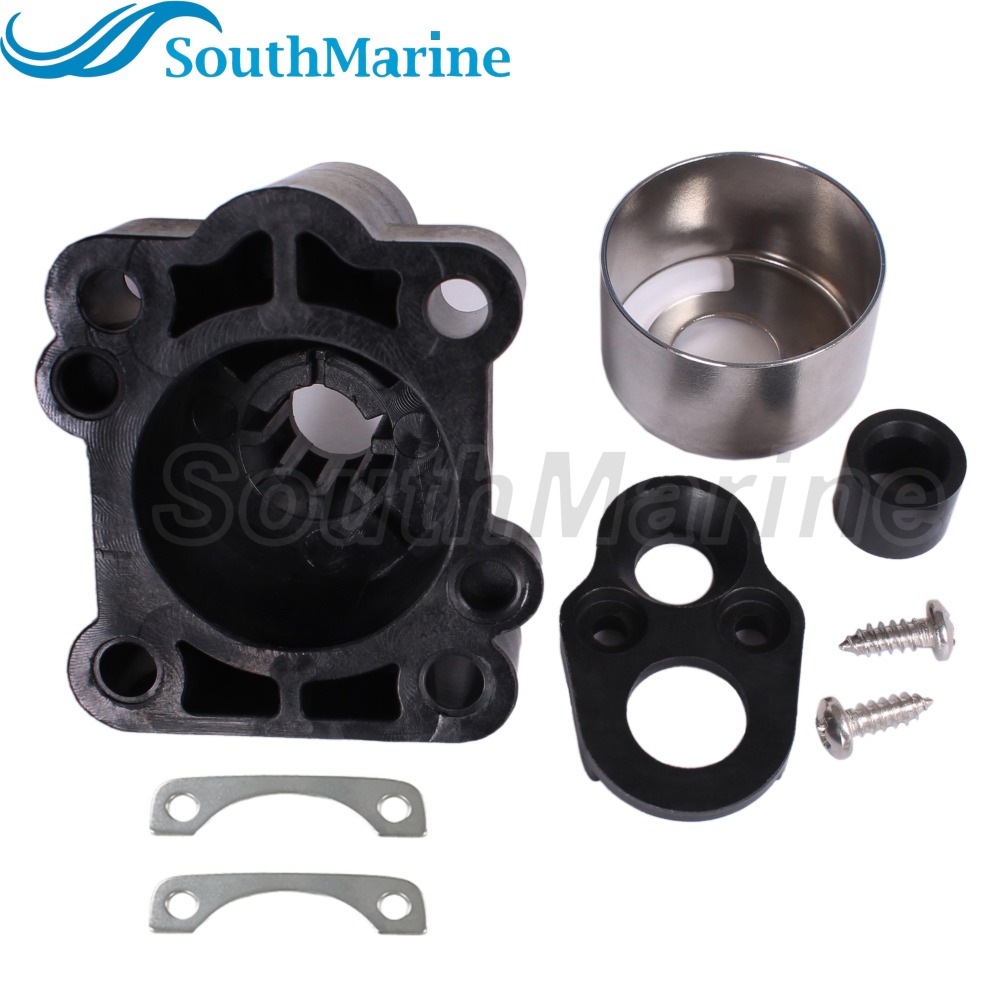 Boat Engine 682-44300-01/02 TE15-04000012 Water Pump Housing w/Cartridge Insert 682-44322-00 for Yamaha Parsun Makara 9.9HP 15HP