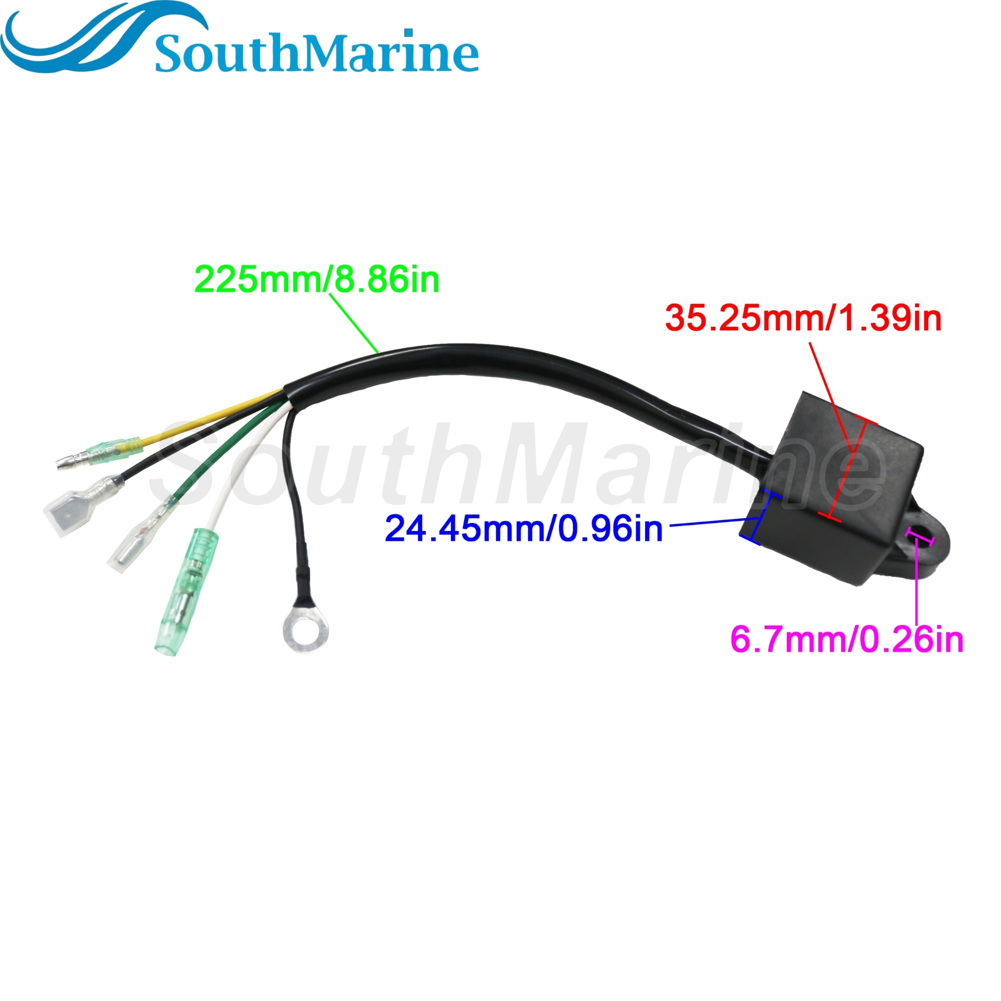 Boat Motor 3.5F-01.03.02 CDI Unit for Hidea 2-Stroke 3.5HP T3.5 3.5F Outboard Engine C.D.I