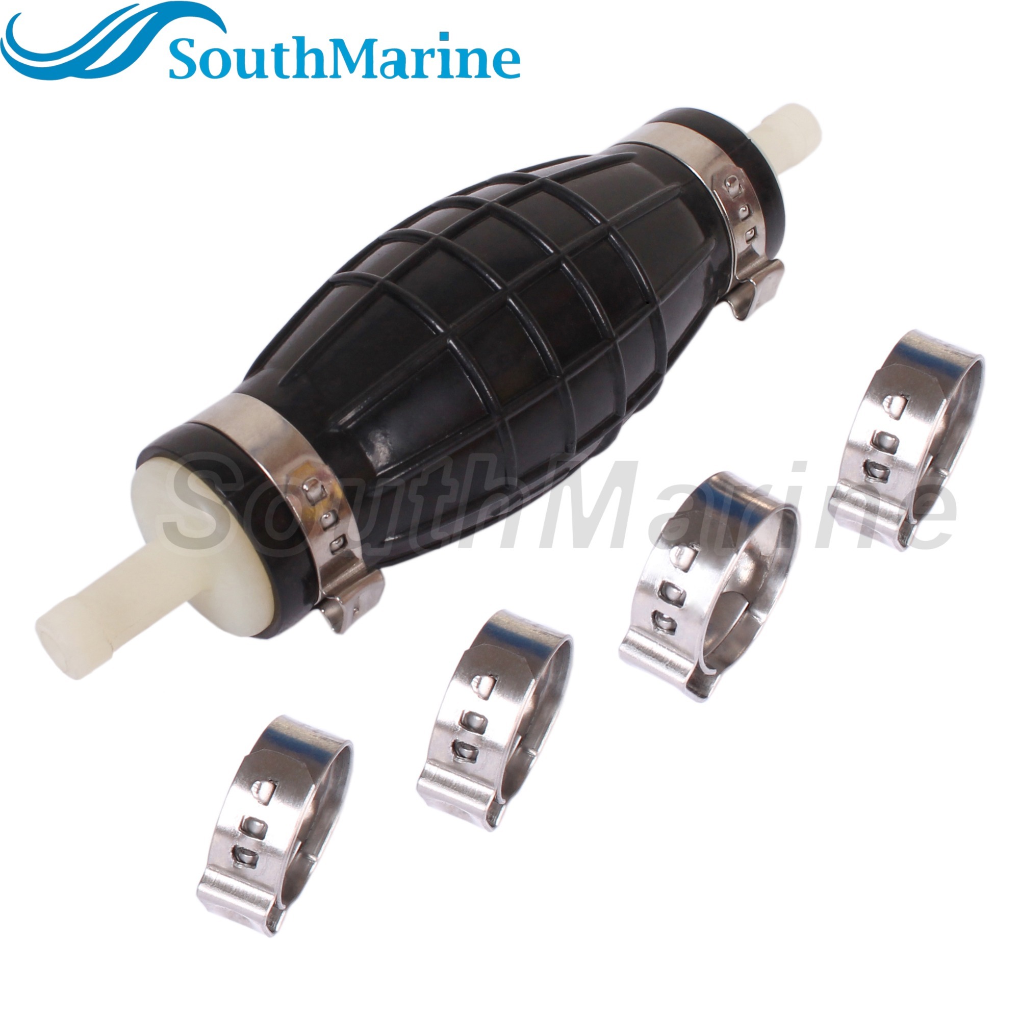Boat Motor 65770-90J11 Primer Bulb Squeeze Pump for Suzuki DT DF 40HP-140HP, 8mm/5/16in