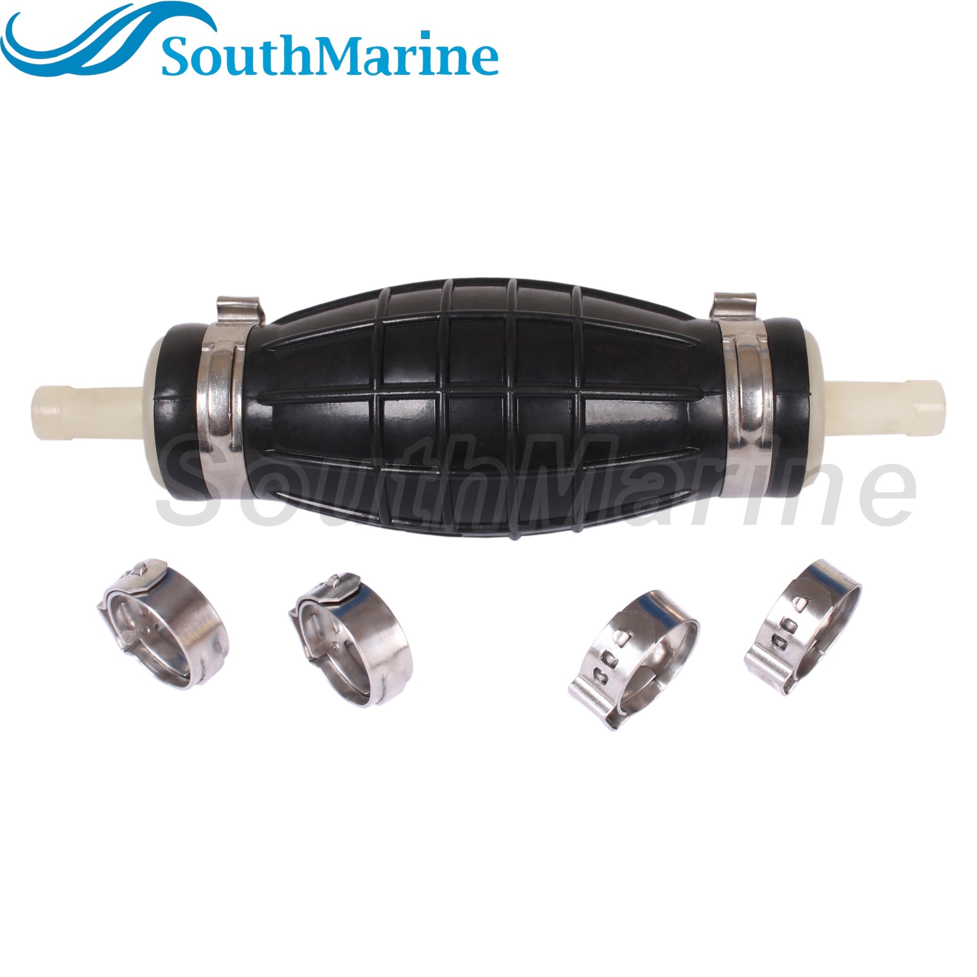 Boat Motor 65770-90J11 Primer Bulb Squeeze Pump for Suzuki DT DF 40HP-140HP, 8mm/5/16in