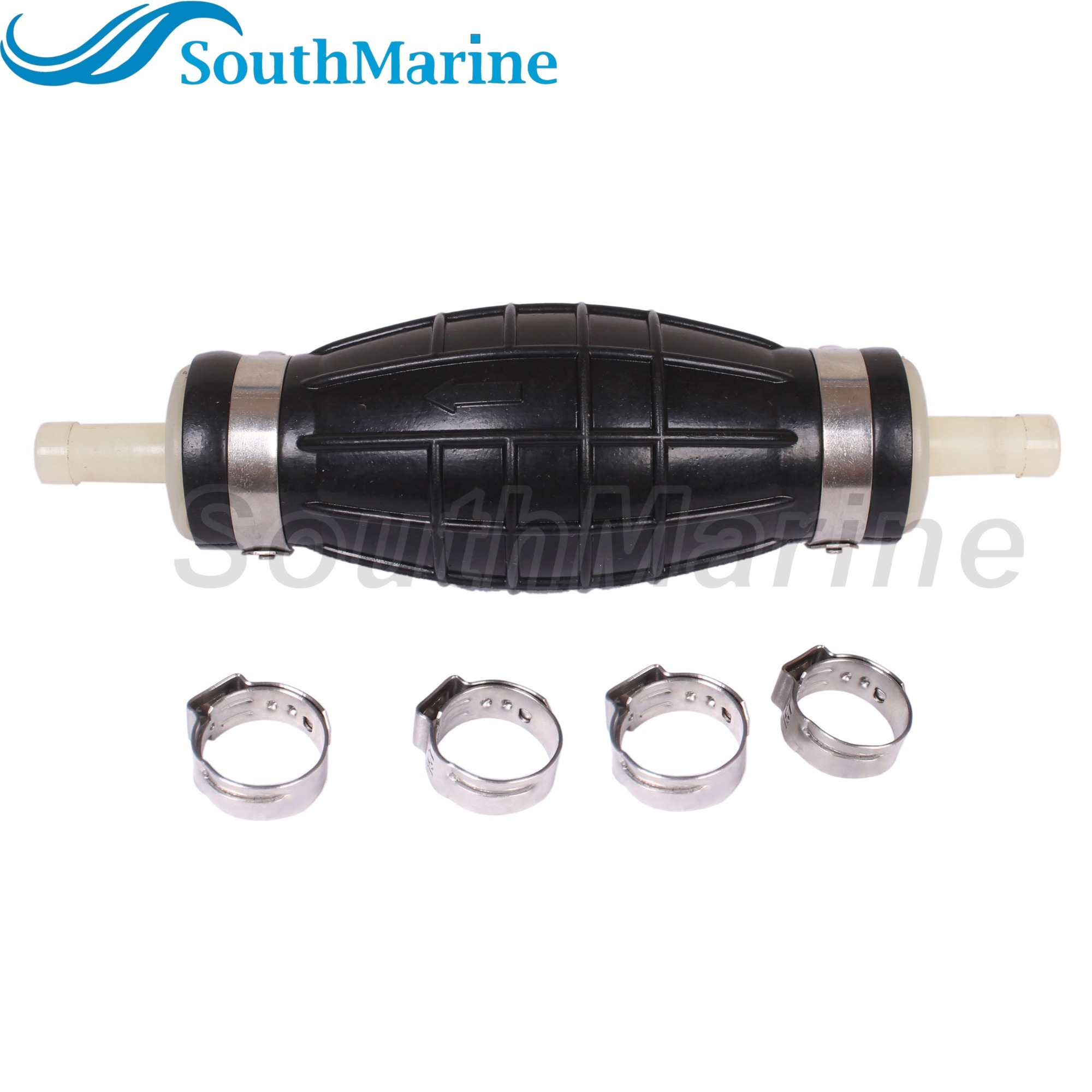 Boat Motor 65770-90J11 Primer Bulb Squeeze Pump for Suzuki DT DF 40HP-140HP, 8mm/5/16in