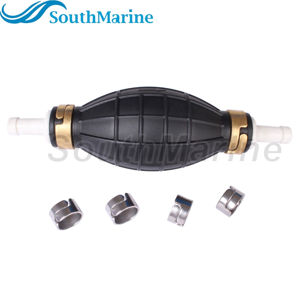 Boat Motor 65770-99700 99703 99704 99701 87DL0 87DL1 98520 Primer Bulb Squeeze Pump for Suzuki DT DF 2HP-50HP, 6mm/1/4in