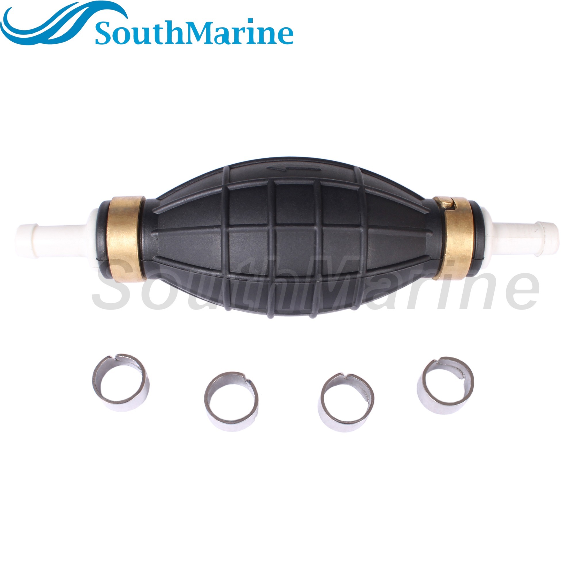 Boat Motor 65770-99700 99703 99704 99701 87DL0 87DL1 98520 Primer Bulb Squeeze Pump for Suzuki DT DF 2HP-50HP, 6mm/1/4in