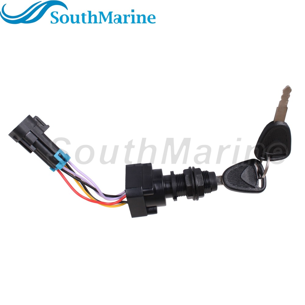 Boat Motor 87-893353A03 Ignition Key Switch for Mercury Mercruiser Quicksilver Mariner, 4 Position
