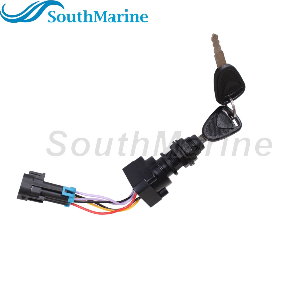 Boat Motor 87-893353A03 Ignition Key Switch for Mercury Mercruiser Quicksilver Mariner, 4 Position