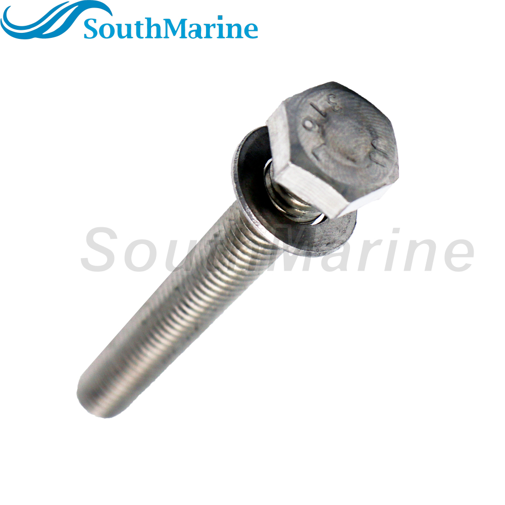 Boat Engine 328096 0328096 Screw / Bolt with Washer for Evinrude Johnson OMC 40HP-225HP, 98-306-02 for SEI, 22366 for GLM