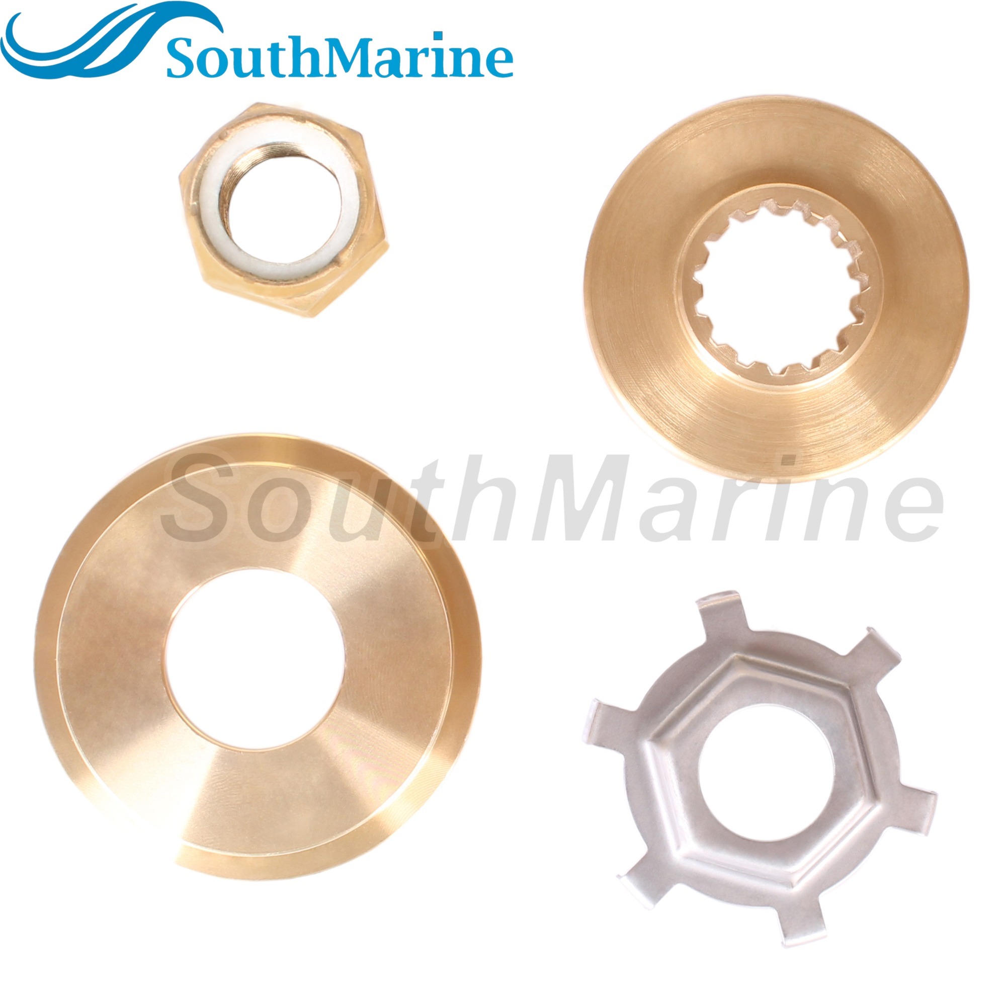 Outboard 13171 835467K01 Thrust Hub 31211A3 31211K03 Washer, 816629 Tab Washer, 52707A1 Propeller Nut for Mercury 135HP-275HP V6