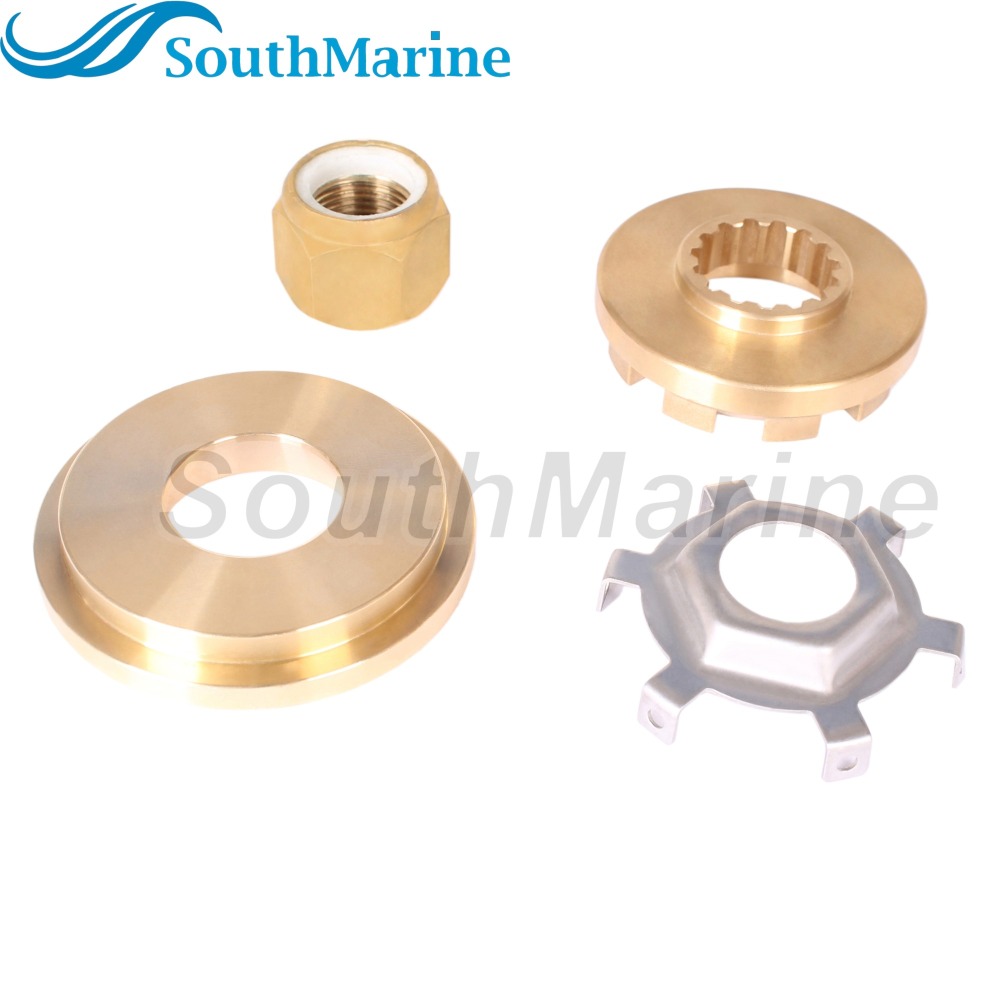 Outboard 13171 835467K01 Thrust Hub 31211A3 31211K03 Washer, 816629 Tab Washer, 52707A1 Propeller Nut for Mercury 135HP-275HP V6