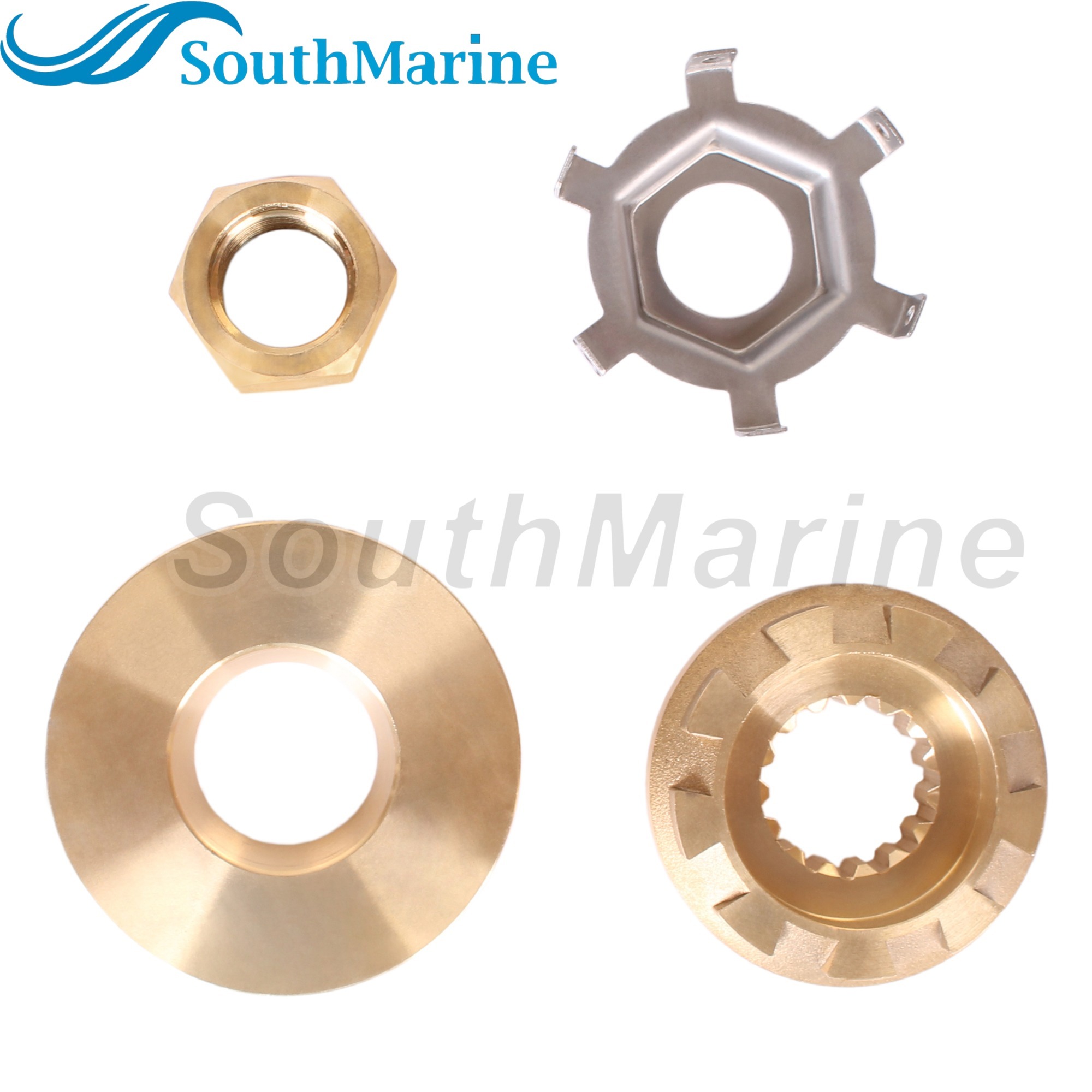Outboard 13171 835467K01 Thrust Hub 31211A3 31211K03 Washer, 816629 Tab Washer, 52707A1 Propeller Nut for Mercury 135HP-275HP V6