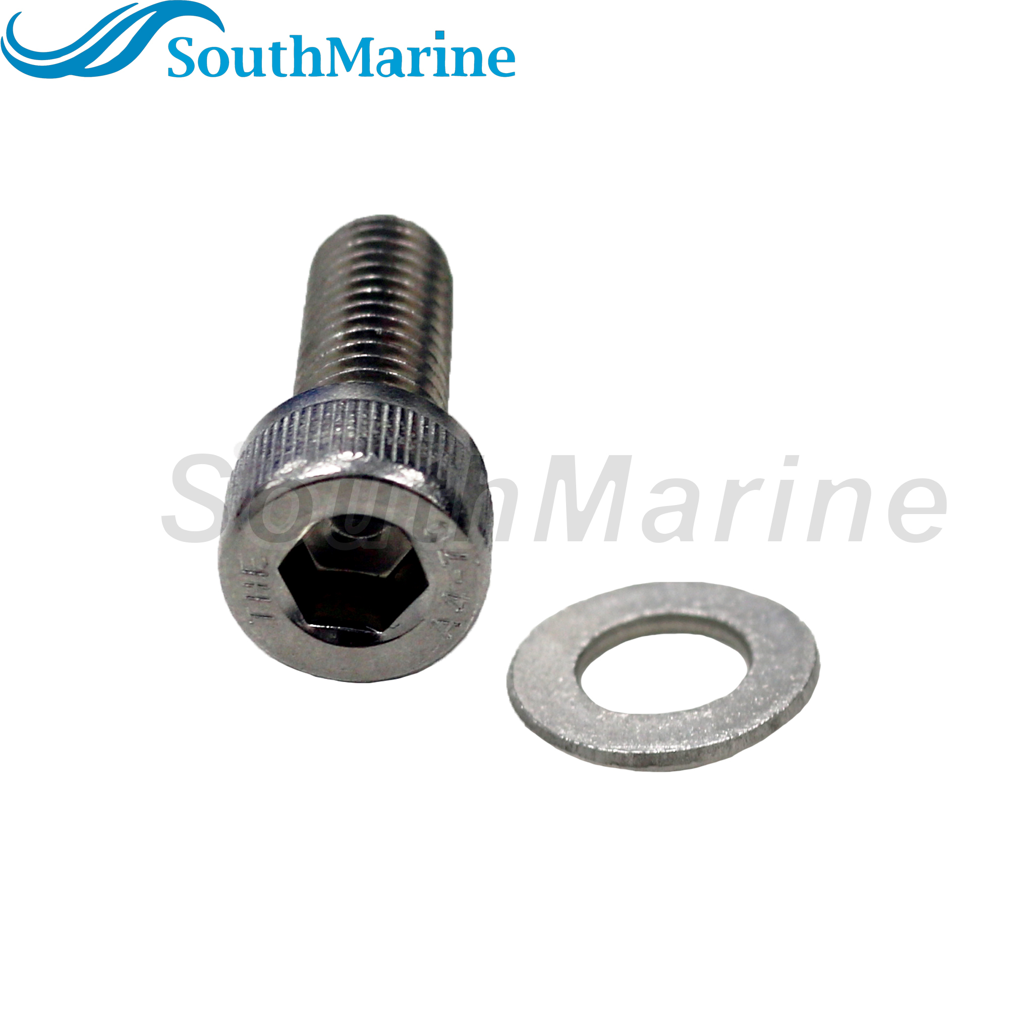 Boat Engine 09116-08137 Trim Tab Anode Screw Bolt for Suzuki 8HP 9.9HP-250HP, 5034400 for Evinrude Johnson OMC BRP