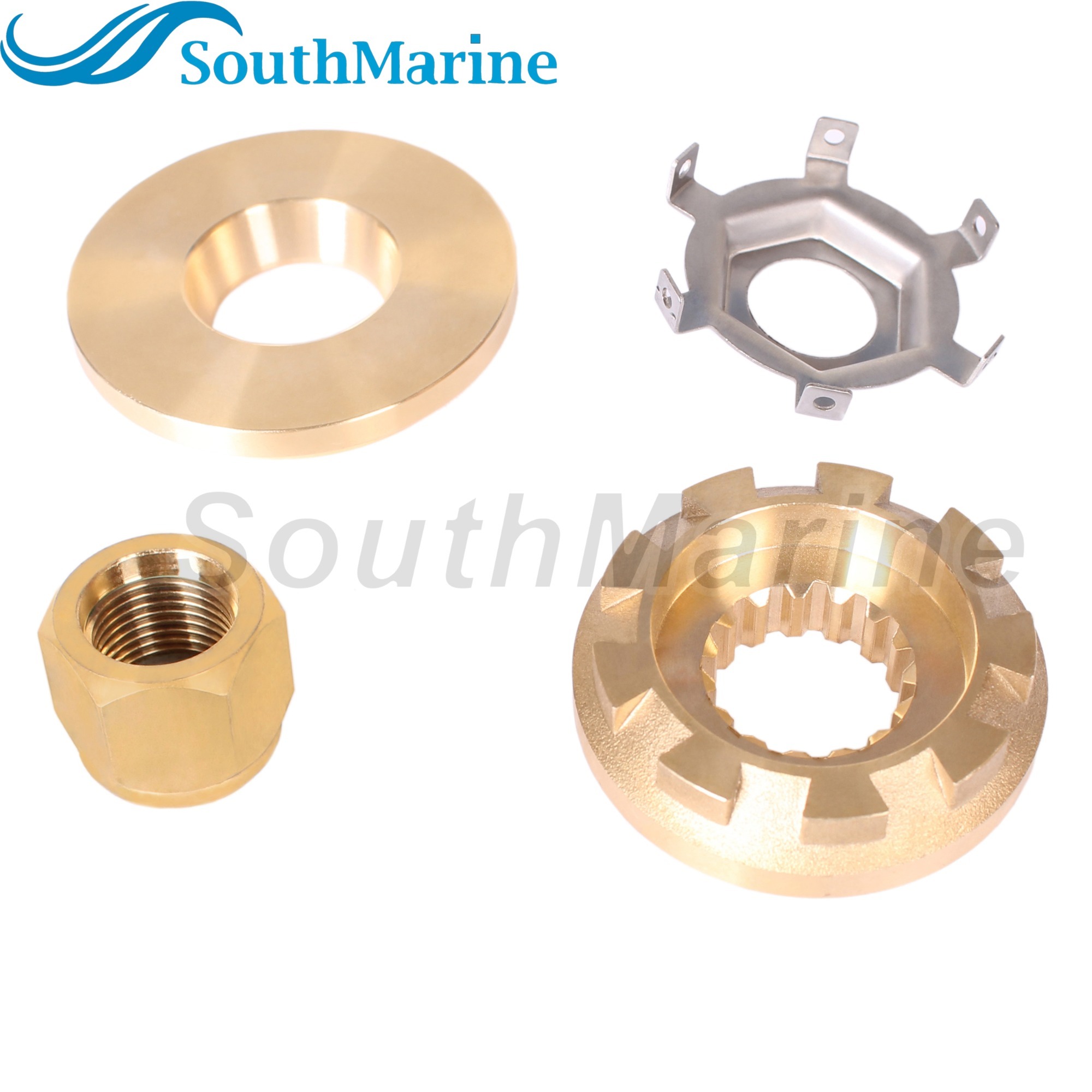 Outboard 13171 835467K01 Thrust Hub 31211A3 31211K03 Washer, 816629 Tab Washer, 52707A1 Propeller Nut for Mercury 135HP-275HP V6