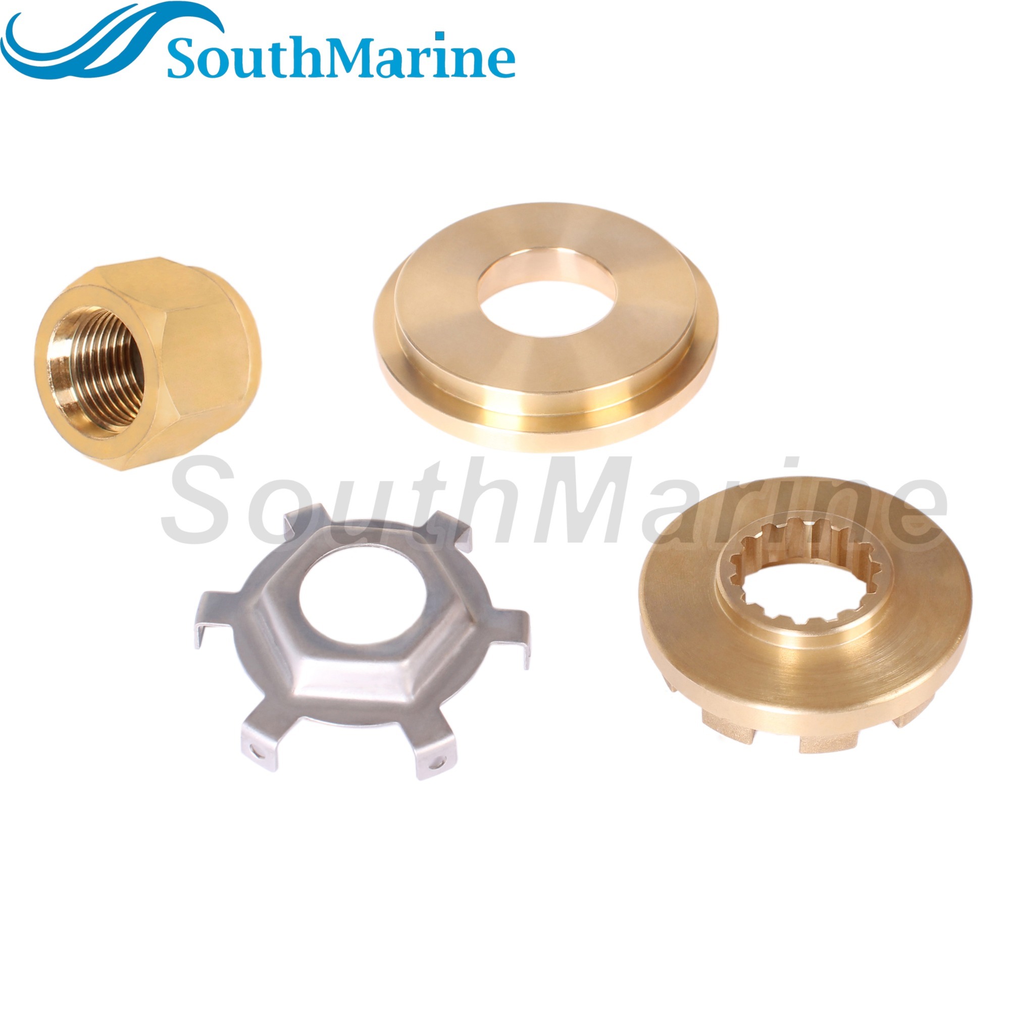 Outboard 13171 835467K01 Thrust Hub 31211A3 31211K03 Washer, 816629 Tab Washer, 52707A1 Propeller Nut for Mercury 135HP-275HP V6