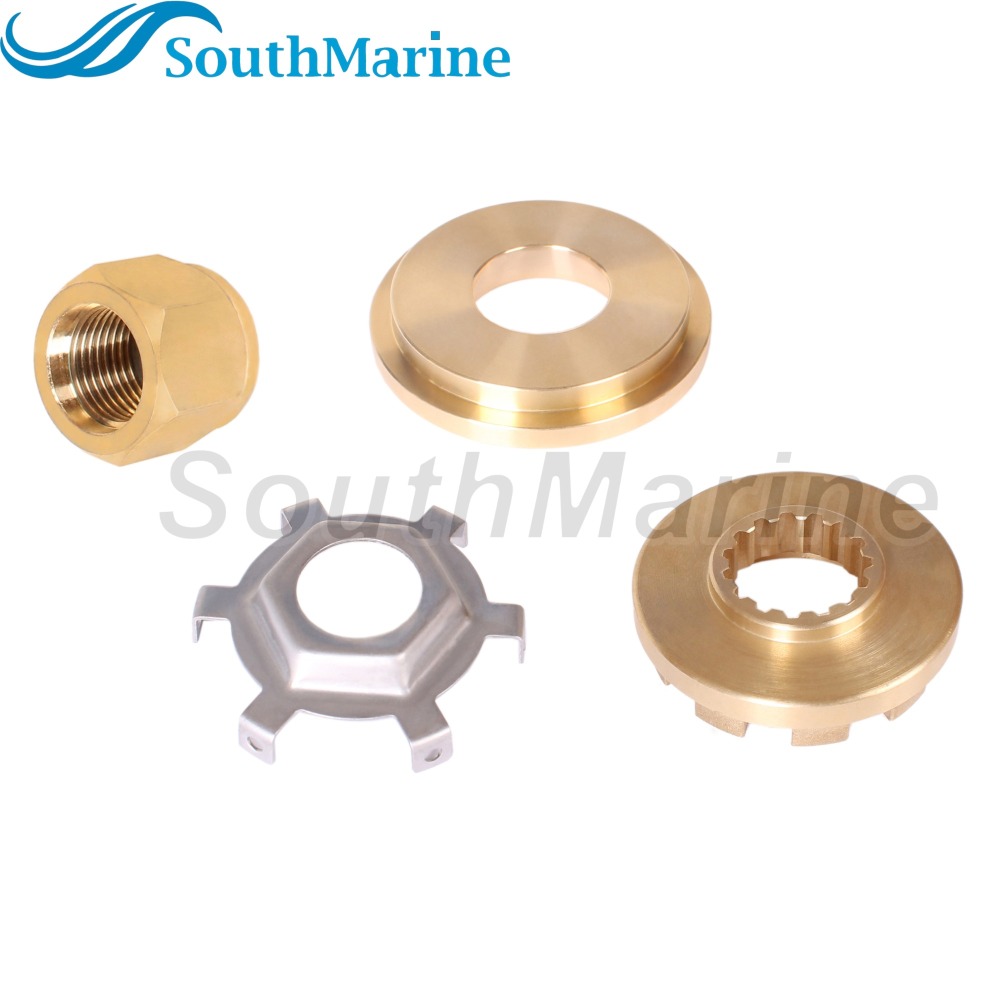 Outboard 13171 835467K01 Thrust Hub 31211A3 31211K03 Washer, 816629 Tab Washer, 52707A1 Propeller Nut for Mercury 135HP-275HP V6