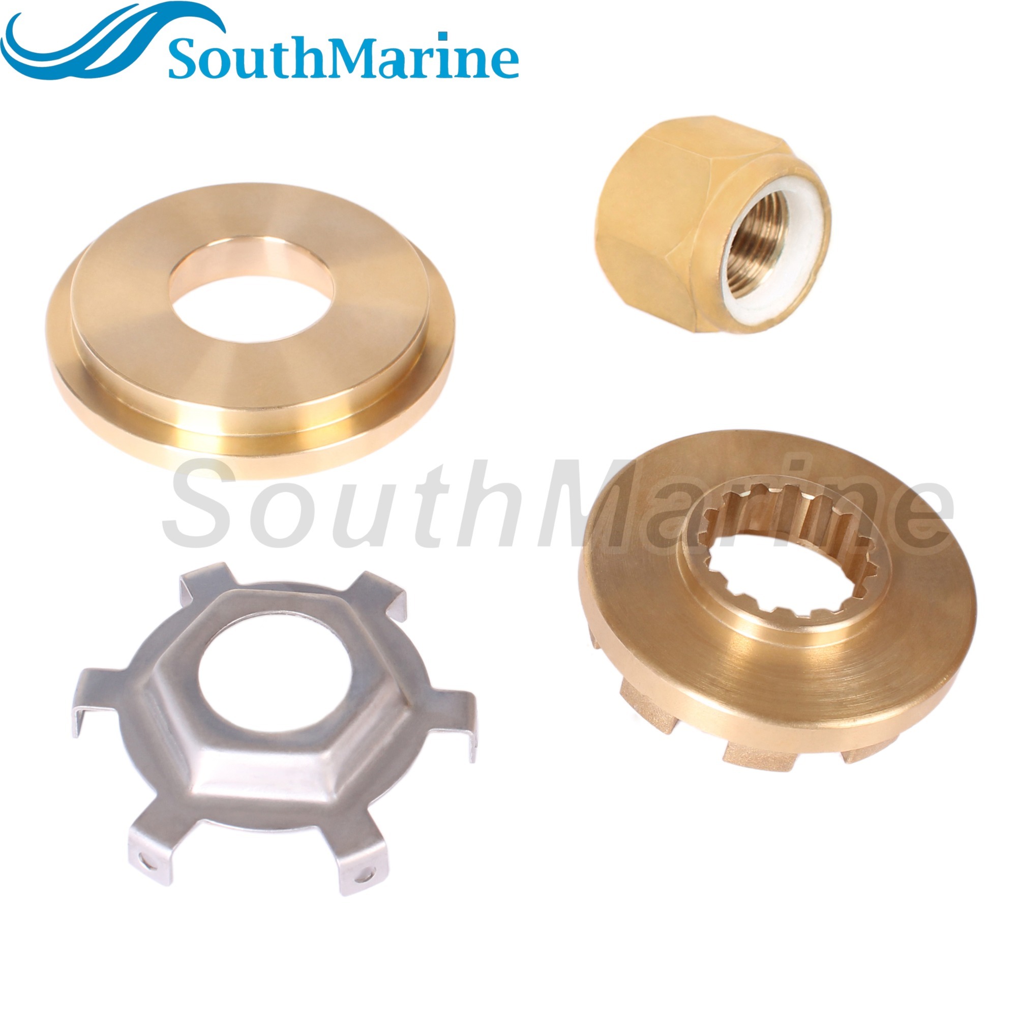 Outboard 13171 835467K01 Thrust Hub 31211A3 31211K03 Washer, 816629 Tab Washer, 52707A1 Propeller Nut for Mercury 135HP-275HP V6