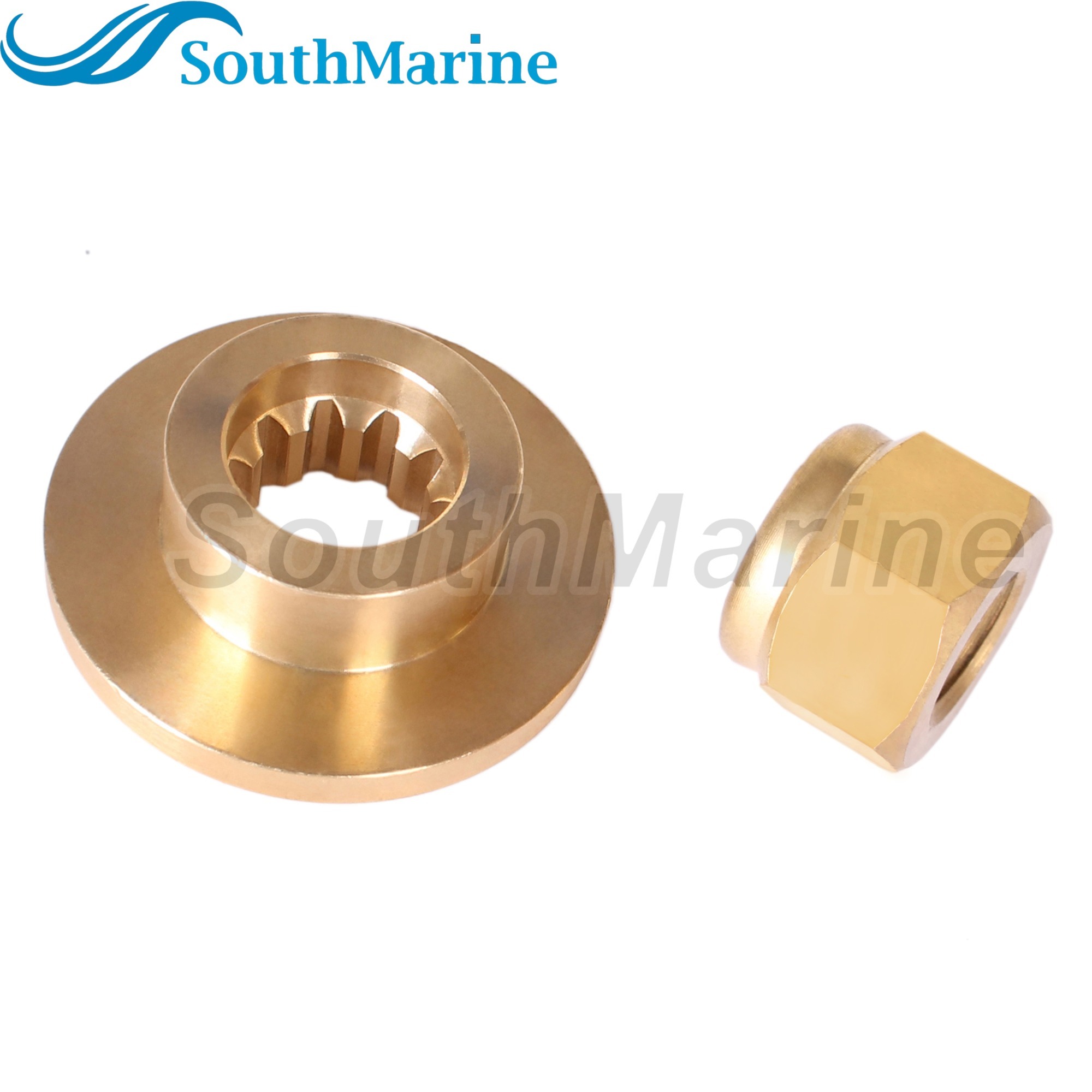 Outboard Motor 858498 8M0027793 Thrust Washer, 88228 18-3703 Propeller Nut for Mercury 9.9HP 13.5HP 15HP 20HP 25HP Prop Shaft