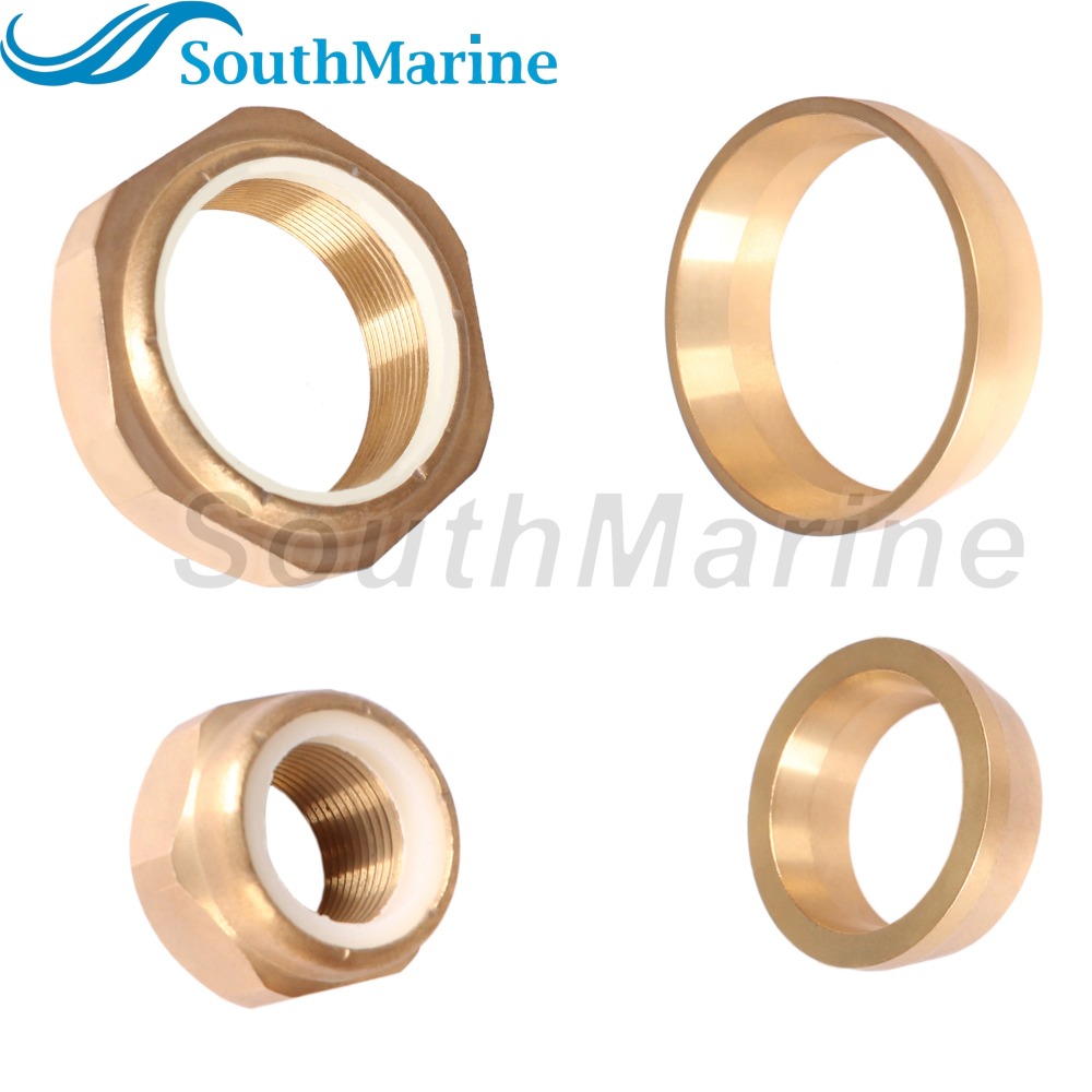 Outboard Motor 805100 805100T 18-3784 Thrust Washer, 805101T Hub, 11-859131 8M0105210 862907 18-3786 Propeller Nut for Mercury