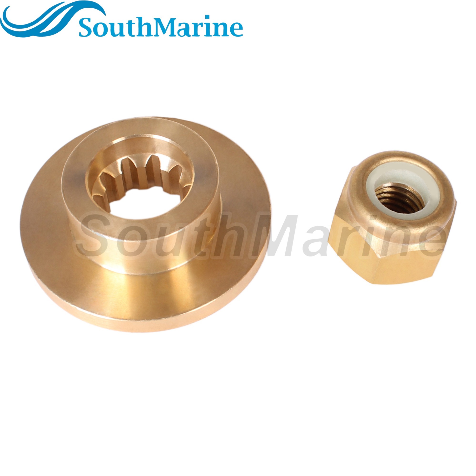 Outboard Motor 858498 8M0027793 Thrust Washer, 88228 18-3703 Propeller Nut for Mercury 9.9HP 13.5HP 15HP 20HP 25HP Prop Shaft