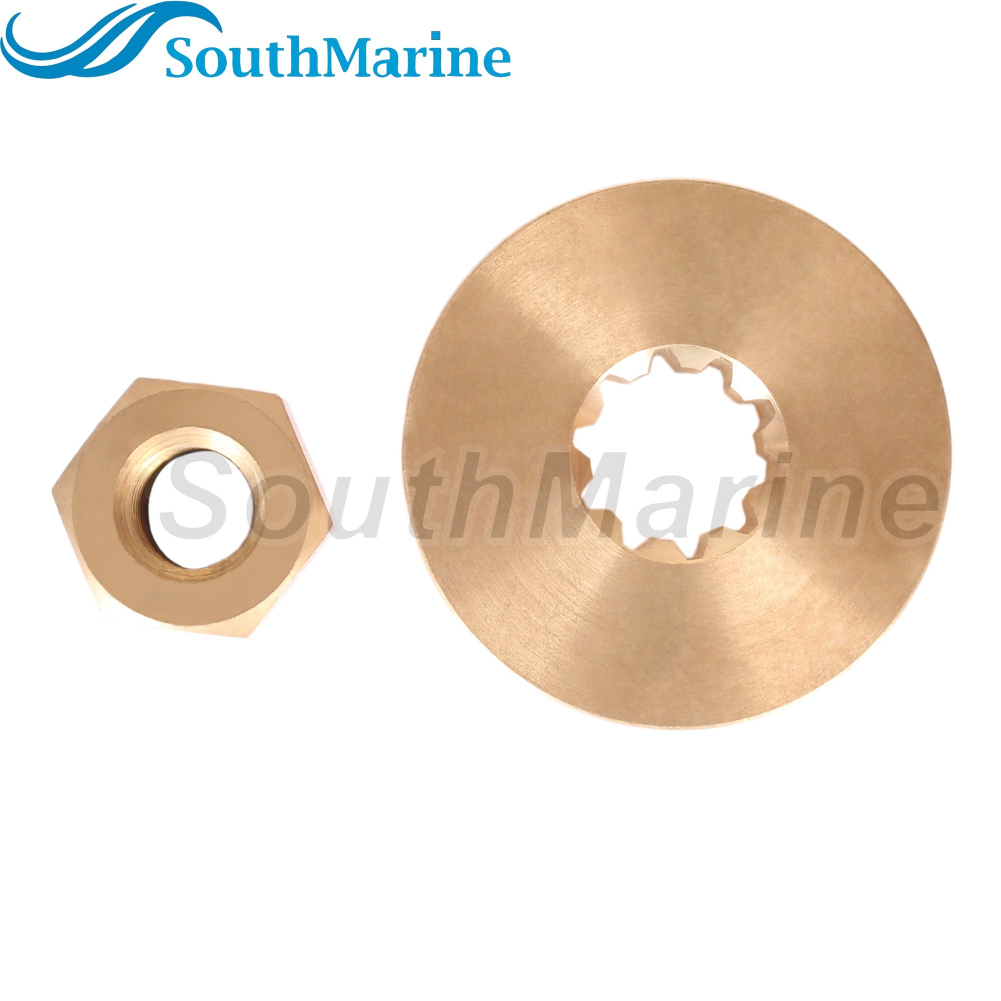Outboard Motor 858498 8M0027793 Thrust Washer, 88228 18-3703 Propeller Nut for Mercury 9.9HP 13.5HP 15HP 20HP 25HP Prop Shaft