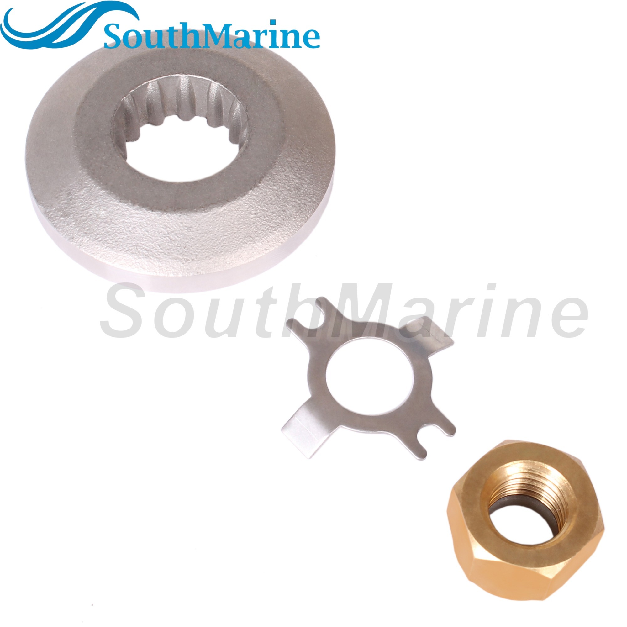 Outboard Motor 73345 92647M 73345A1 18-4233 Thrust Washer, 76281 Tab Washer, 69578Q1 18-3704 Propeller Nut for Mercury 25HP-70HP