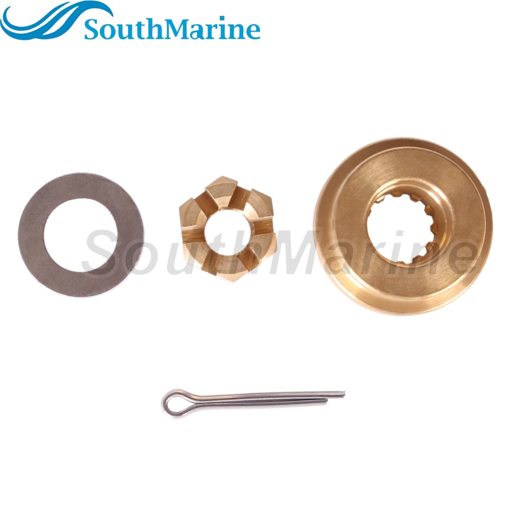 Outboard 3UA-64231-0 3B2-64230-1 2 3B2642301M Thrust Holder, for Tohatsu Nissan 8HP 9.8HP, 8M0131240 for Mercury Propeller Nut