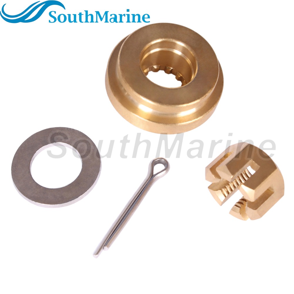 Outboard 3UA-64231-0 3B2-64230-1 2 3B2642301M Thrust Holder, for Tohatsu Nissan 8HP 9.8HP, 8M0131240 for Mercury Propeller Nut
