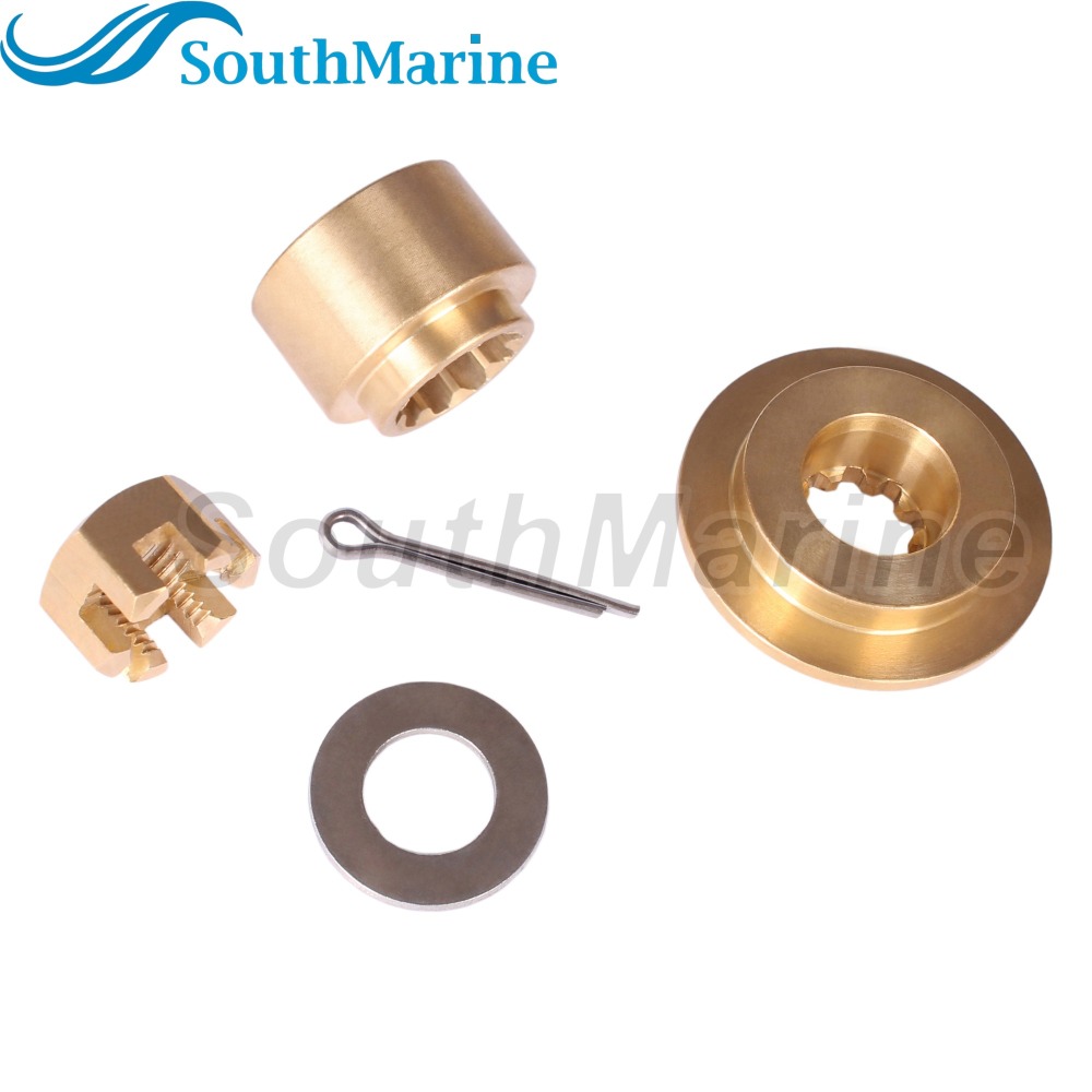 Outboard Motor 57632-95J00 Stopper Propeller Bush 57633-96300 09160-14028 Spacer, 09141-14008 Prop Nut for Suzuki 25HP 30HP