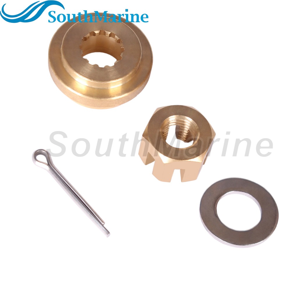 Outboard 3UA-64231-0 3B2-64230-1 2 3B2642301M Thrust Holder, for Tohatsu Nissan 8HP 9.8HP, 8M0131240 for Mercury Propeller Nut