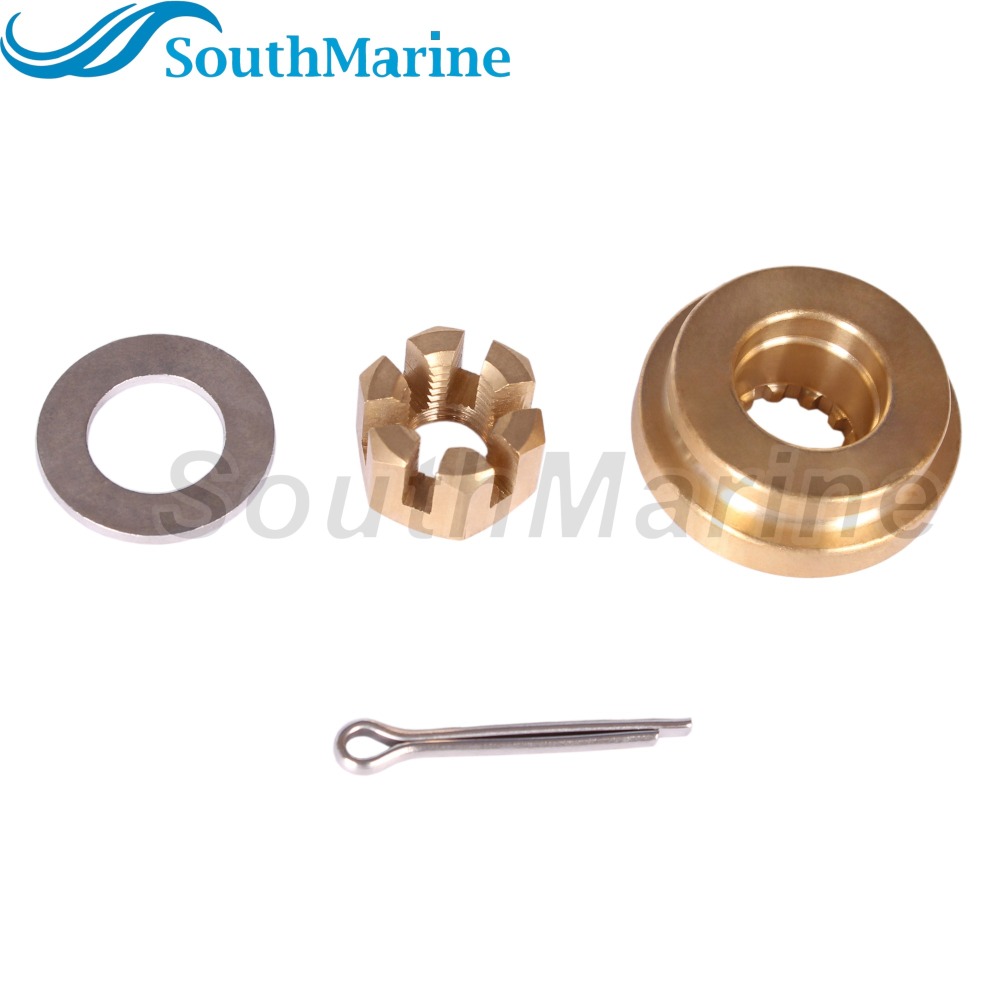 Outboard 3UA-64231-0 3B2-64230-1 2 3B2642301M Thrust Holder, for Tohatsu Nissan 8HP 9.8HP, 8M0131240 for Mercury Propeller Nut