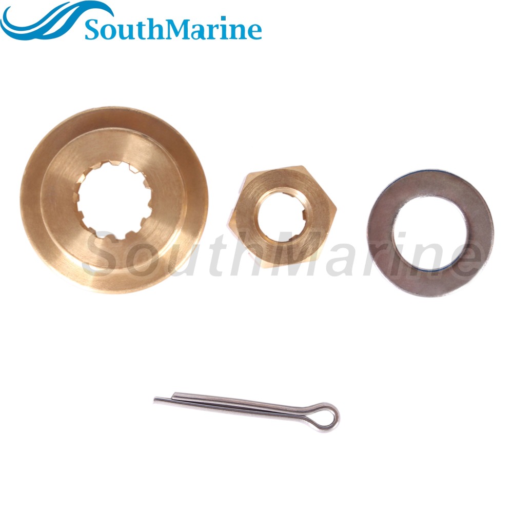 Outboard 3UA-64231-0 3B2-64230-1 2 3B2642301M Thrust Holder, for Tohatsu Nissan 8HP 9.8HP, 8M0131240 for Mercury Propeller Nut