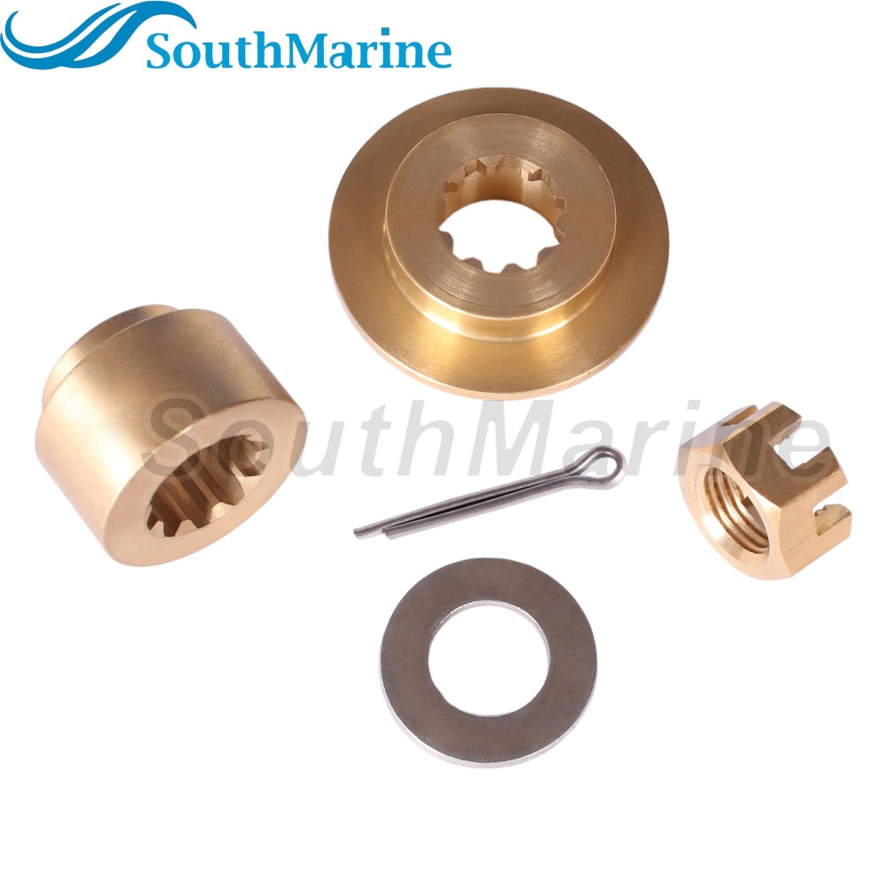 Outboard Motor 57632-95J00 Stopper Propeller Bush 57633-96300 09160-14028 Spacer, 09141-14008 Prop Nut for Suzuki 25HP 30HP
