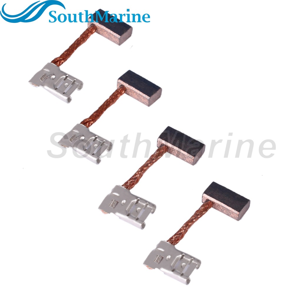 Outboard Motor 69J-43891-00 Trim Tilt Motor Carbon Brush for Yamaha 200HP 225HP 250HP 300HP, 4PCS