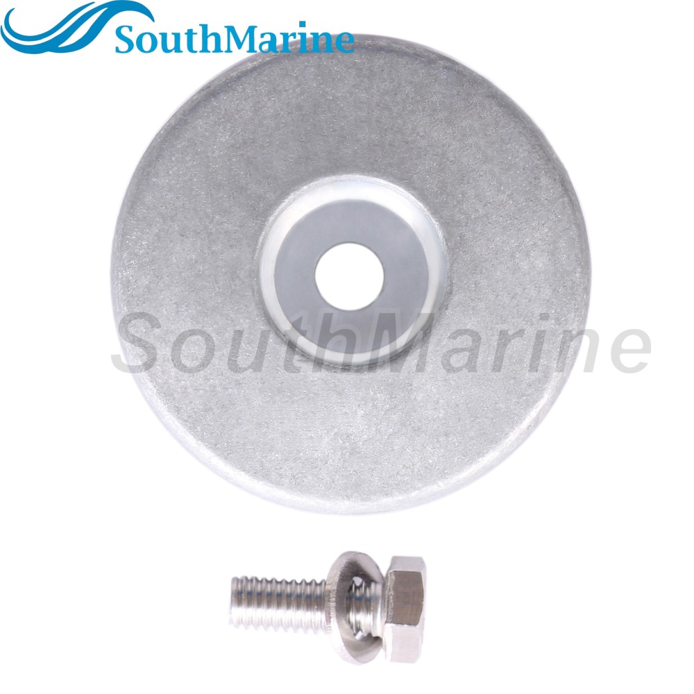 Outboard Motor 3V9-60218-0 3V9602180M 3V9602180 Lower Unit Gearbox Anode with Bolt 9101130616 for Tohatsu Nissan 9.9HP 15HP 18HP