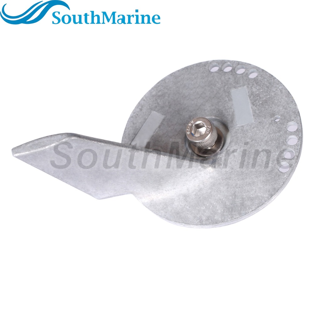Outboard Motor 55125-90J00 55125-90J01 Trim Tab Anode, Bolt 09116-08137 for Suzuki 50HP-140HP, 5032929 for Evinrude Johnson