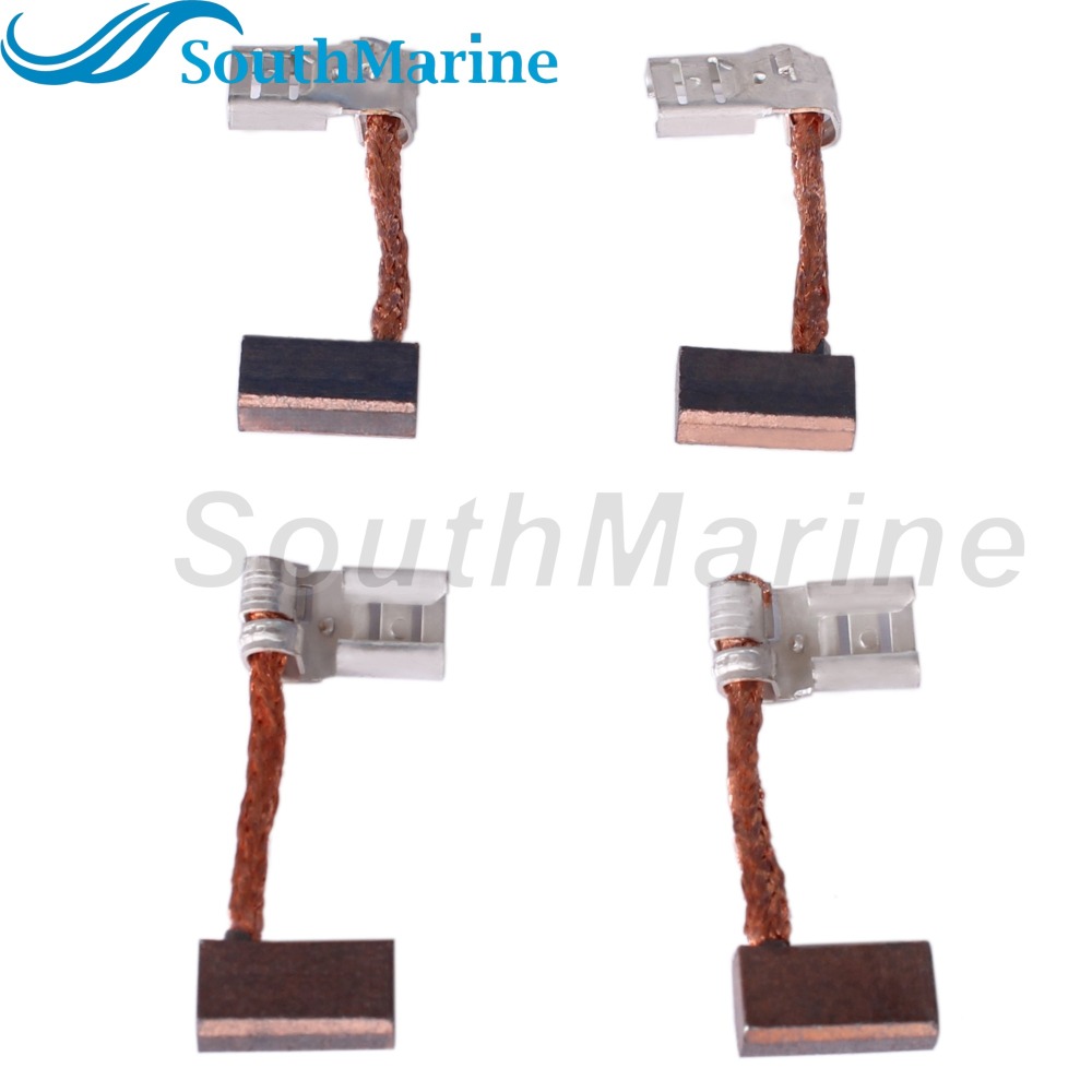 Outboard Motor 69J-43891-00 Trim Tilt Motor Carbon Brush for Yamaha 200HP 225HP 250HP 300HP, 4PCS