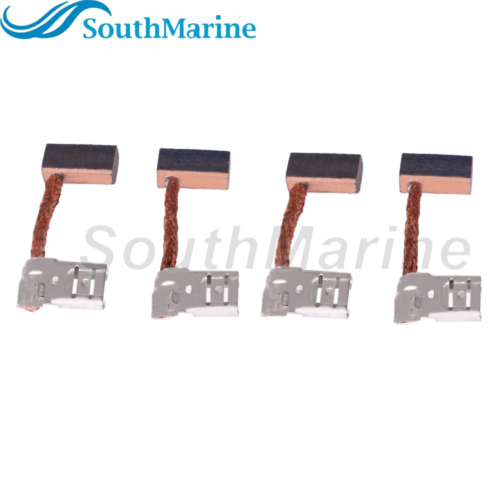 Outboard Motor 69J-43891-00 Trim Tilt Motor Carbon Brush for Yamaha 200HP 225HP 250HP 300HP, 4PCS