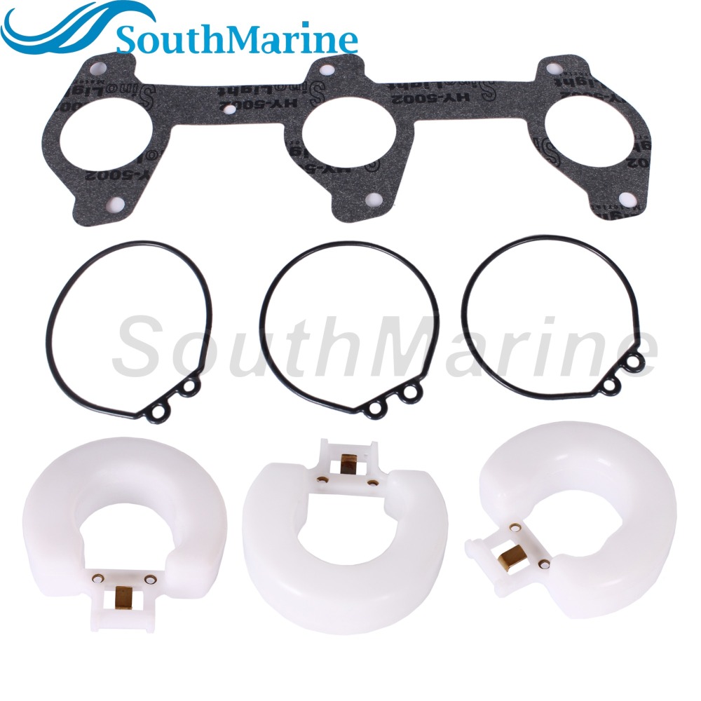 Outboard Motor 6H3-W0093-02 01 00 03 18-7766 Carburetor Repair Rebuild Kit & Gasket for Yamaha 60HP 70HP