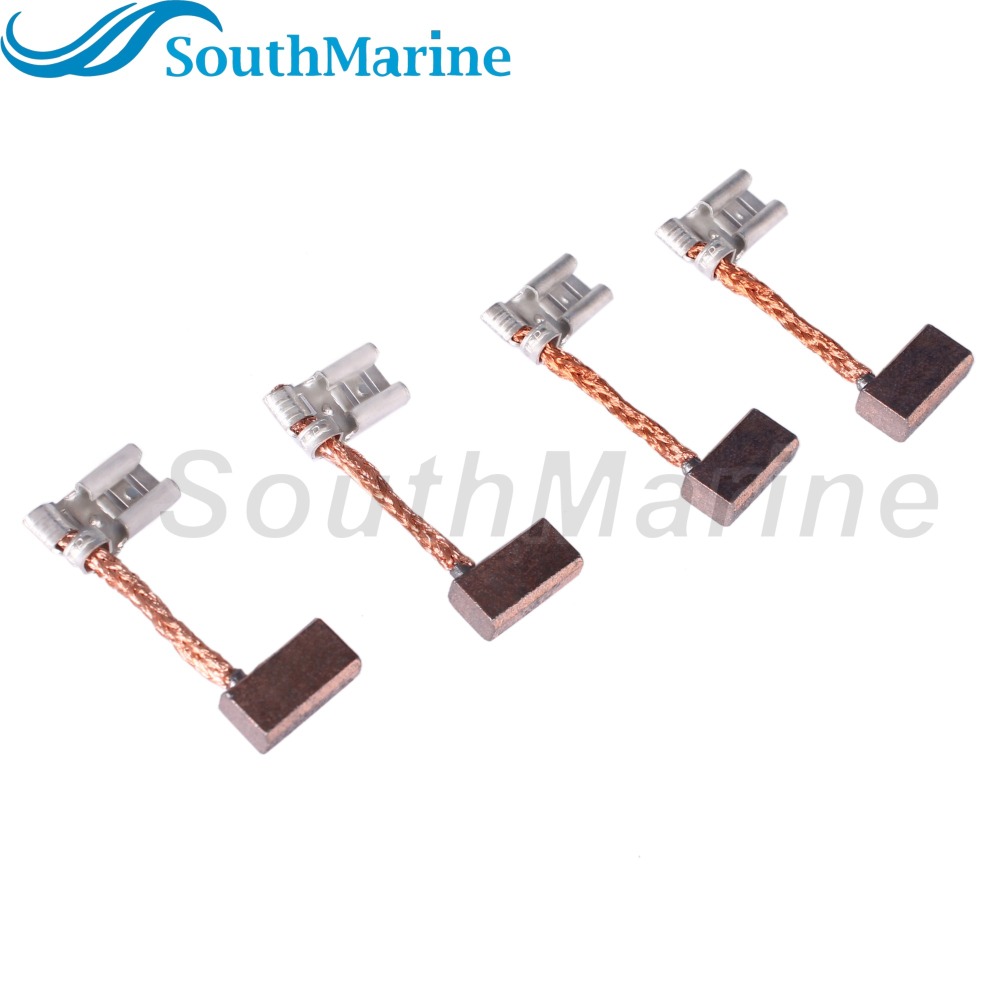 Outboard Motor 69J-43891-00 Trim Tilt Motor Carbon Brush for Yamaha 200HP 225HP 250HP 300HP, 4PCS