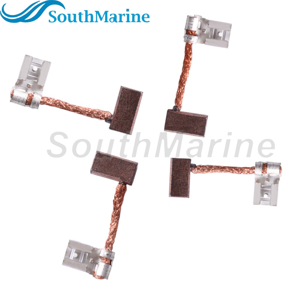 Outboard Motor 69J-43891-00 Trim Tilt Motor Carbon Brush for Yamaha 200HP 225HP 250HP 300HP, 4PCS