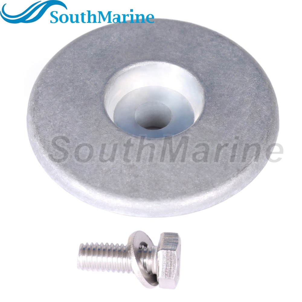 Outboard Motor 3V9-60218-0 3V9602180M 3V9602180 Lower Unit Gearbox Anode with Bolt 9101130616 for Tohatsu Nissan 9.9HP 15HP 18HP