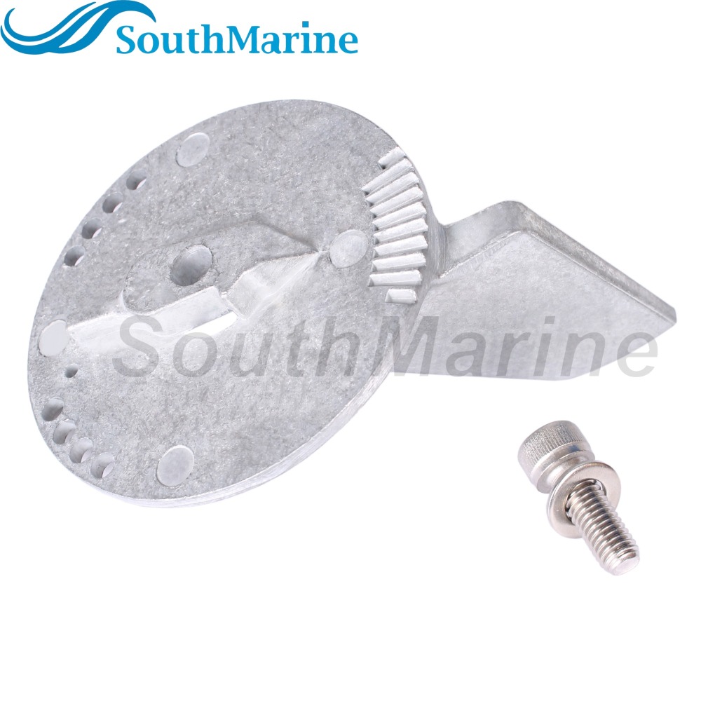 Outboard Motor 55125-90J00 55125-90J01 Trim Tab Anode, Bolt 09116-08137 for Suzuki 50HP-140HP, 5032929 for Evinrude Johnson