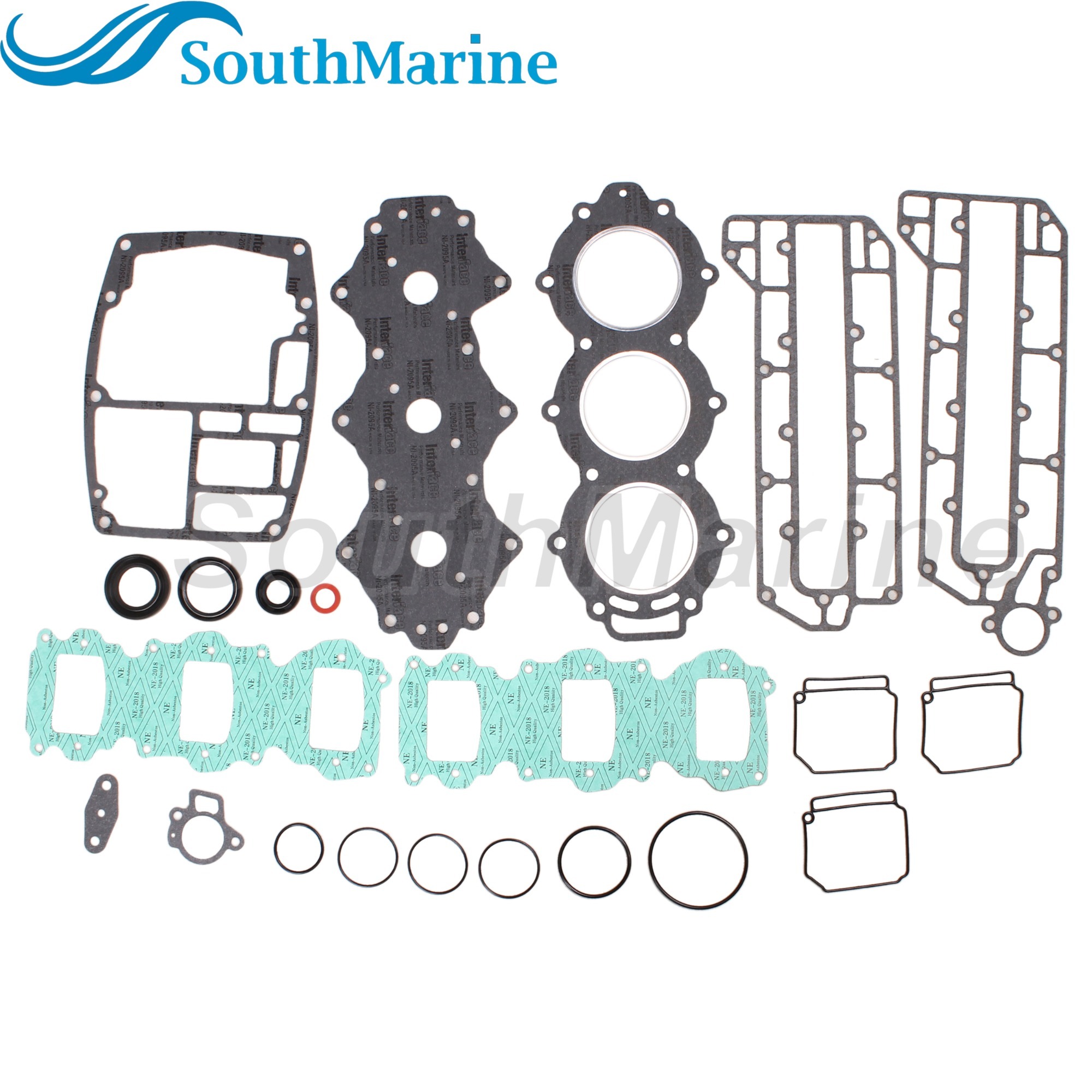 Boat Engine 6H3-W0001-02 18-99176 Power Head Gasket Kits for Yamaha WSM 500-330 60HP 70HP 3 Cyl