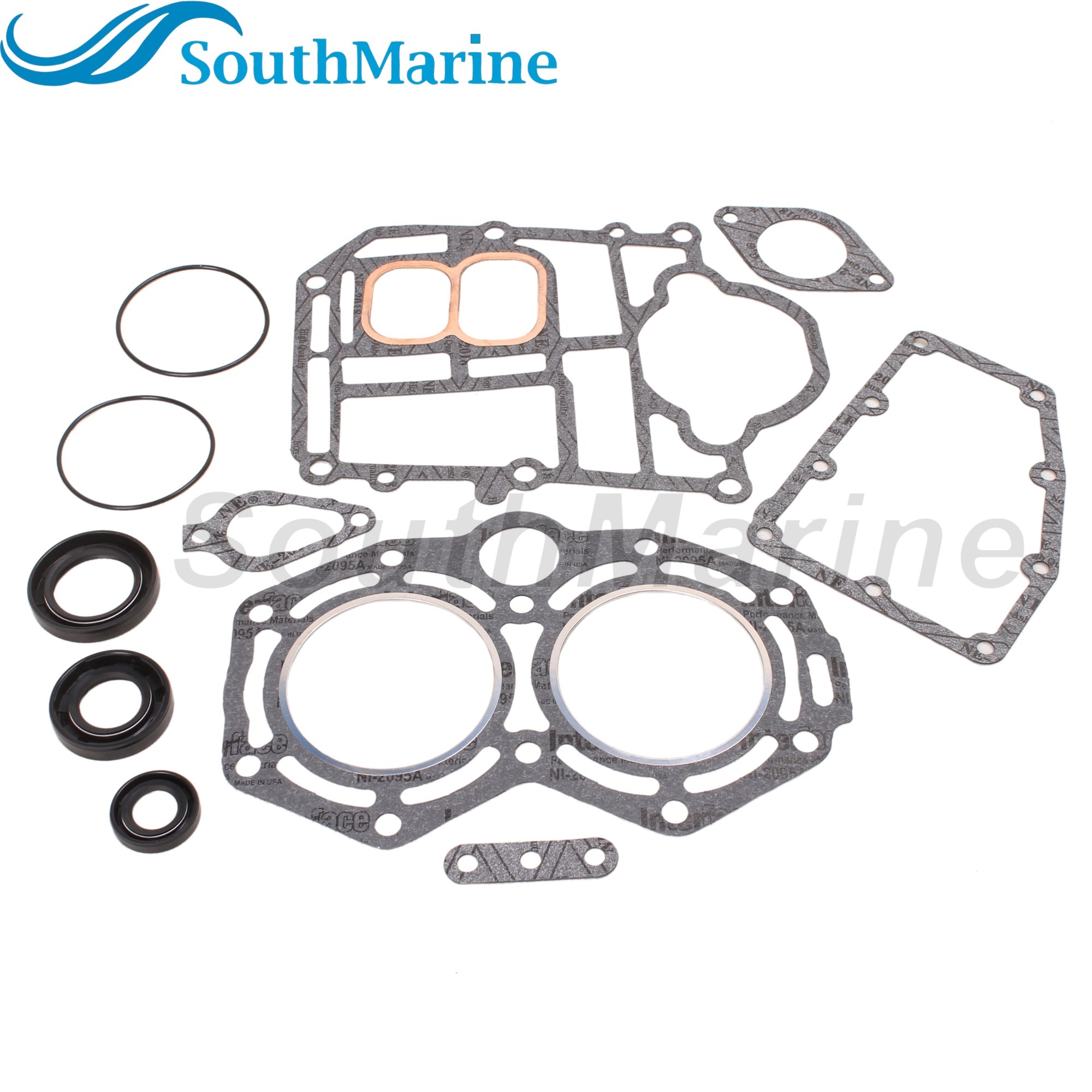 Boat Engine 3A1-87121-0 3A1871210M Power Head Gasket Kits for Tohatsu Nissan 25HP 30HP, 812939A18 8M0084273 for Mercury