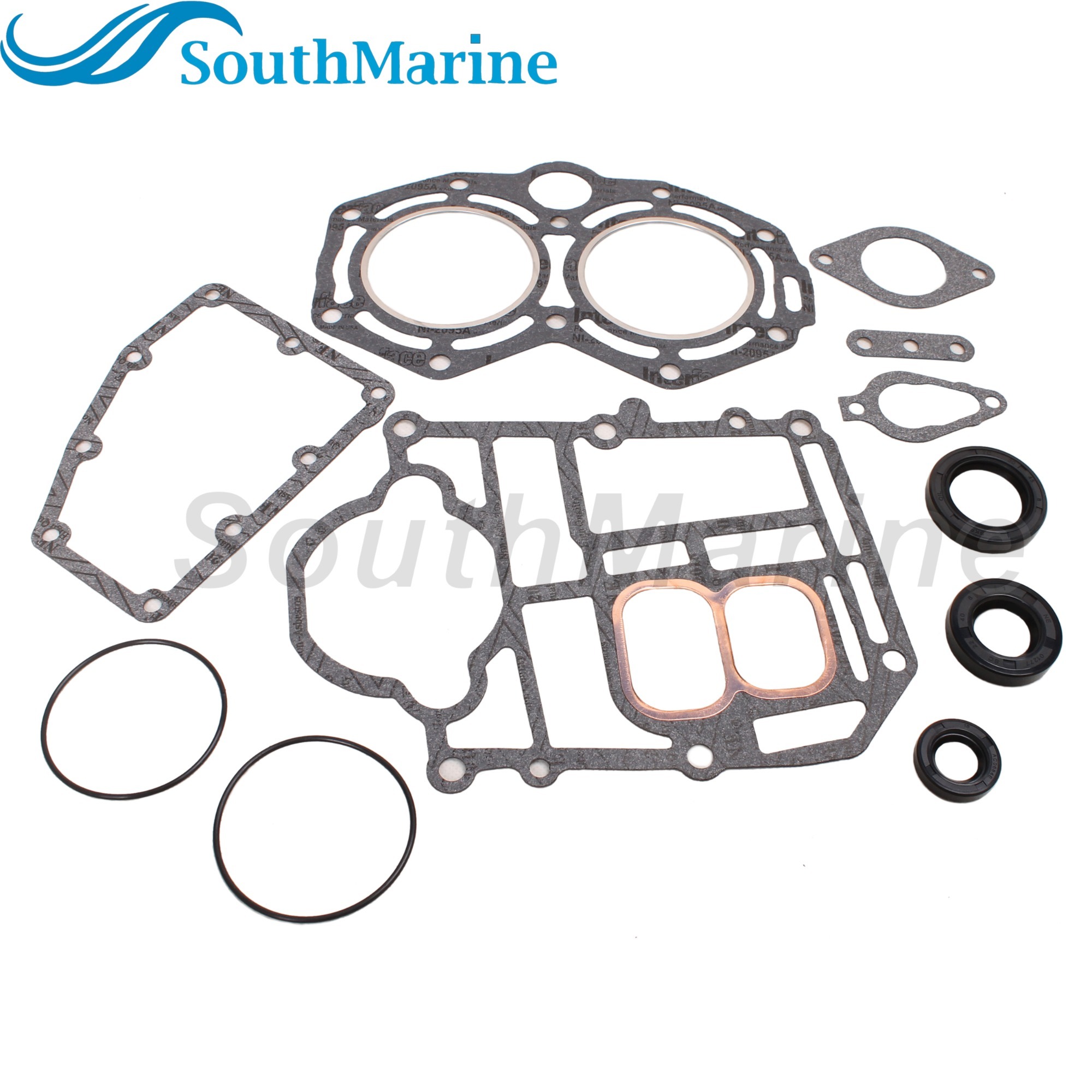 Boat Engine 3A1-87121-0 3A1871210M Power Head Gasket Kits for Tohatsu Nissan 25HP 30HP, 812939A18 8M0084273 for Mercury