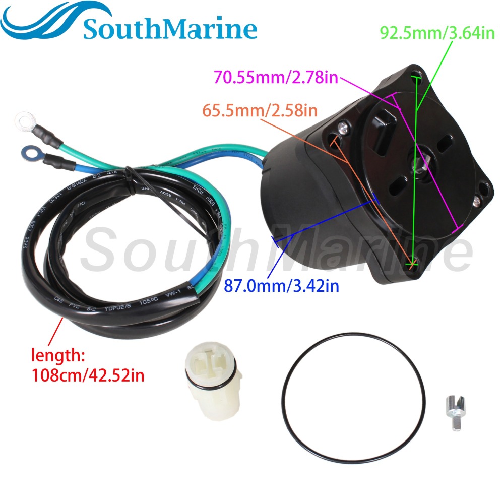 Outboard Motor 3E0-77180-0 3E0771800M 3T9-77180-0 3T9771800M Power Tilt Trim Motor for Tohatsu Nissan 60HP-140HP