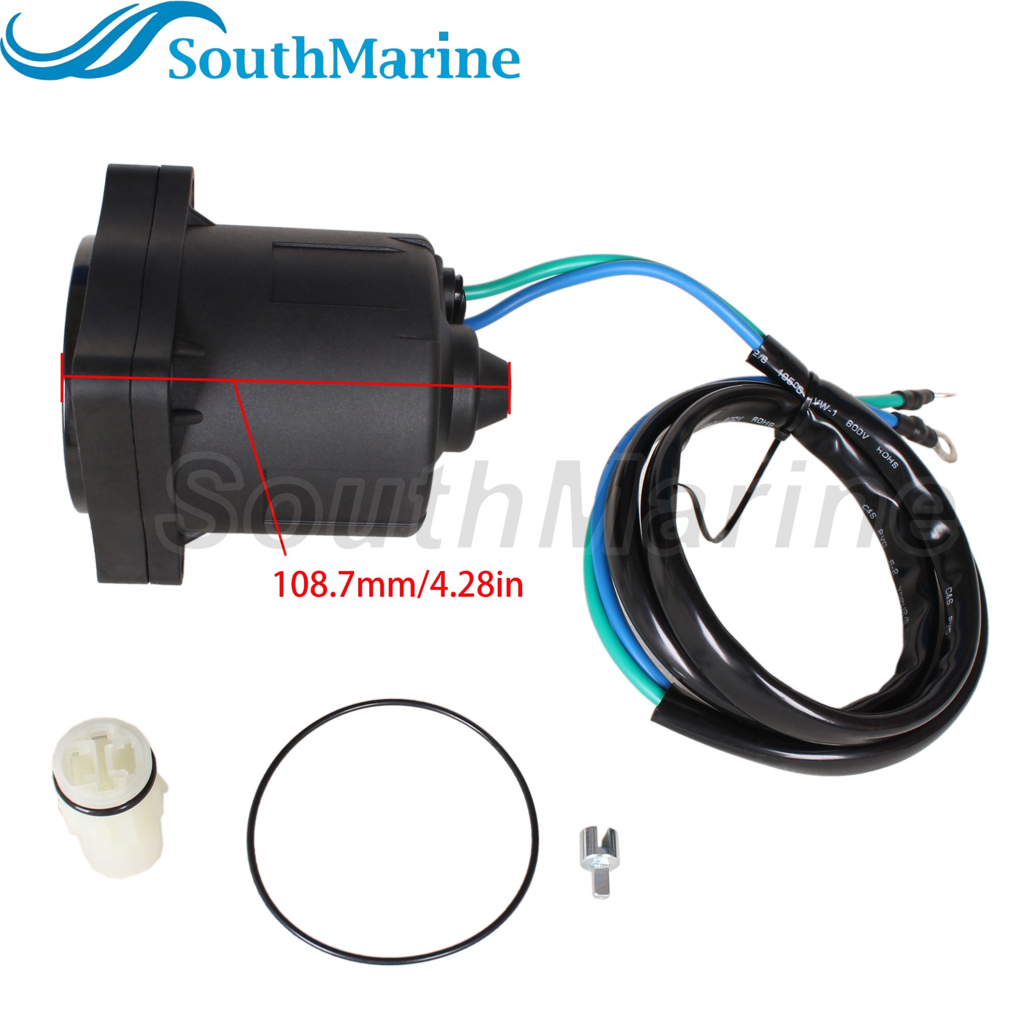 Outboard Motor 3E0-77180-0 3E0771800M 3T9-77180-0 3T9771800M Power Tilt Trim Motor for Tohatsu Nissan 60HP-140HP